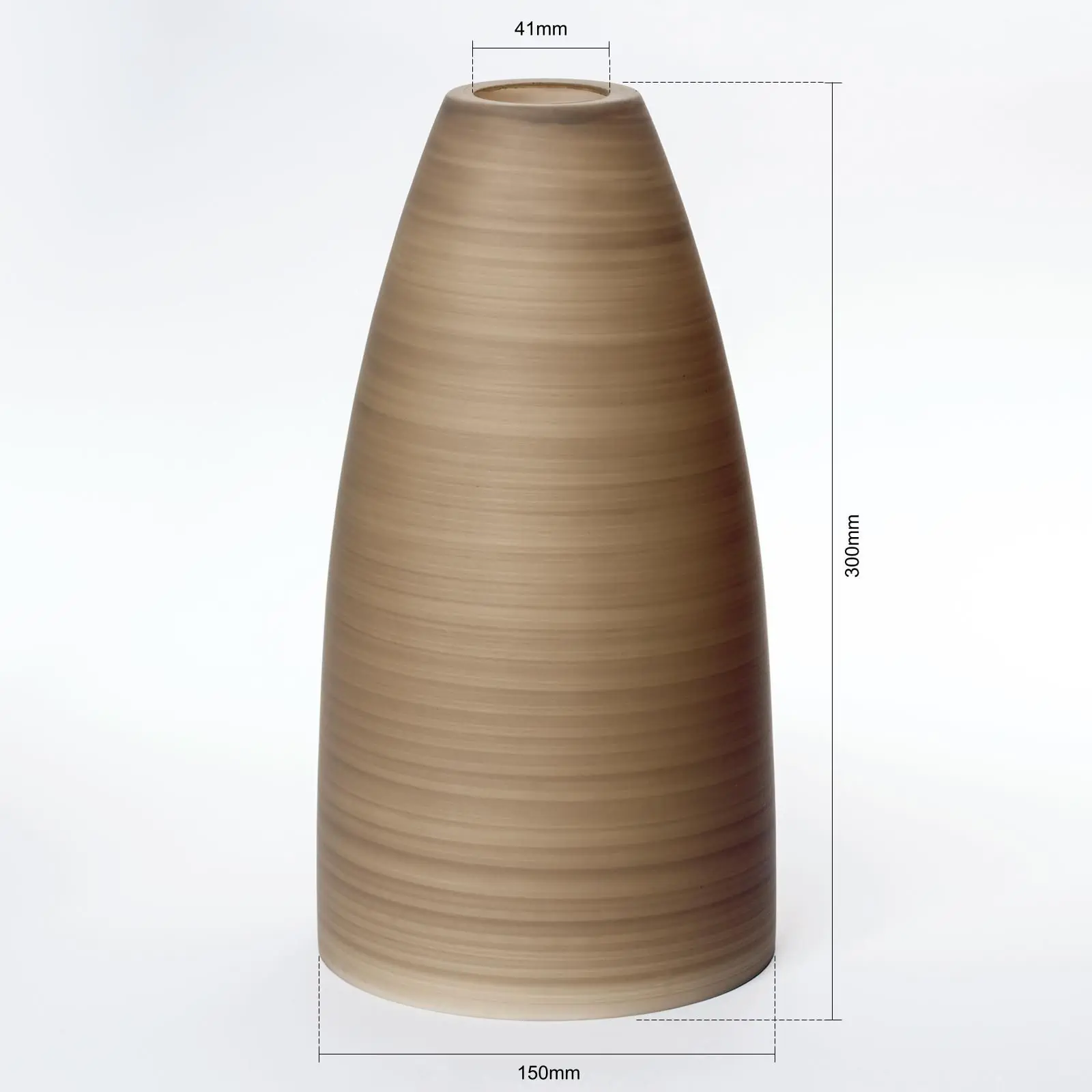 Stakleni abažur CONE 6-1545, Ø 150 mm, decor marron - 2