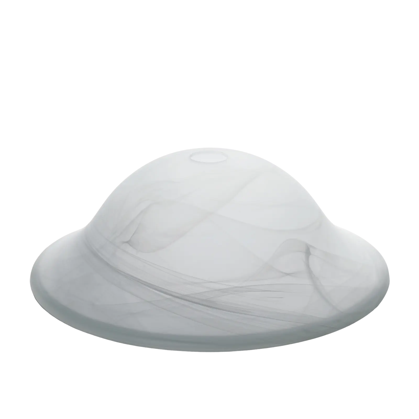 Stakleni abažur LUDO 6-1550, Ø 400 mm, alabaster - 2