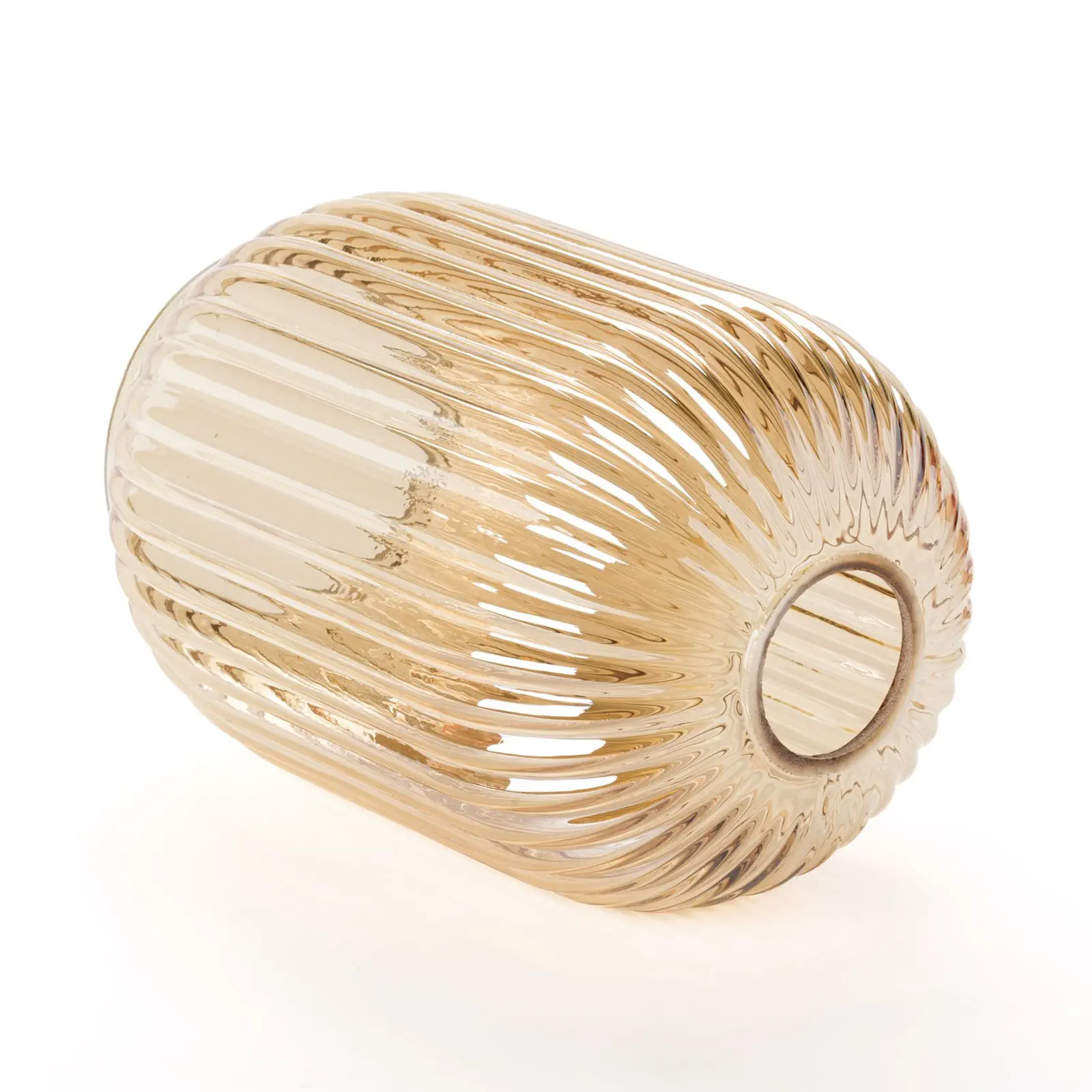 Stakleni abažur CARNEVAL, Ø 140 mm, ćilibar - 2