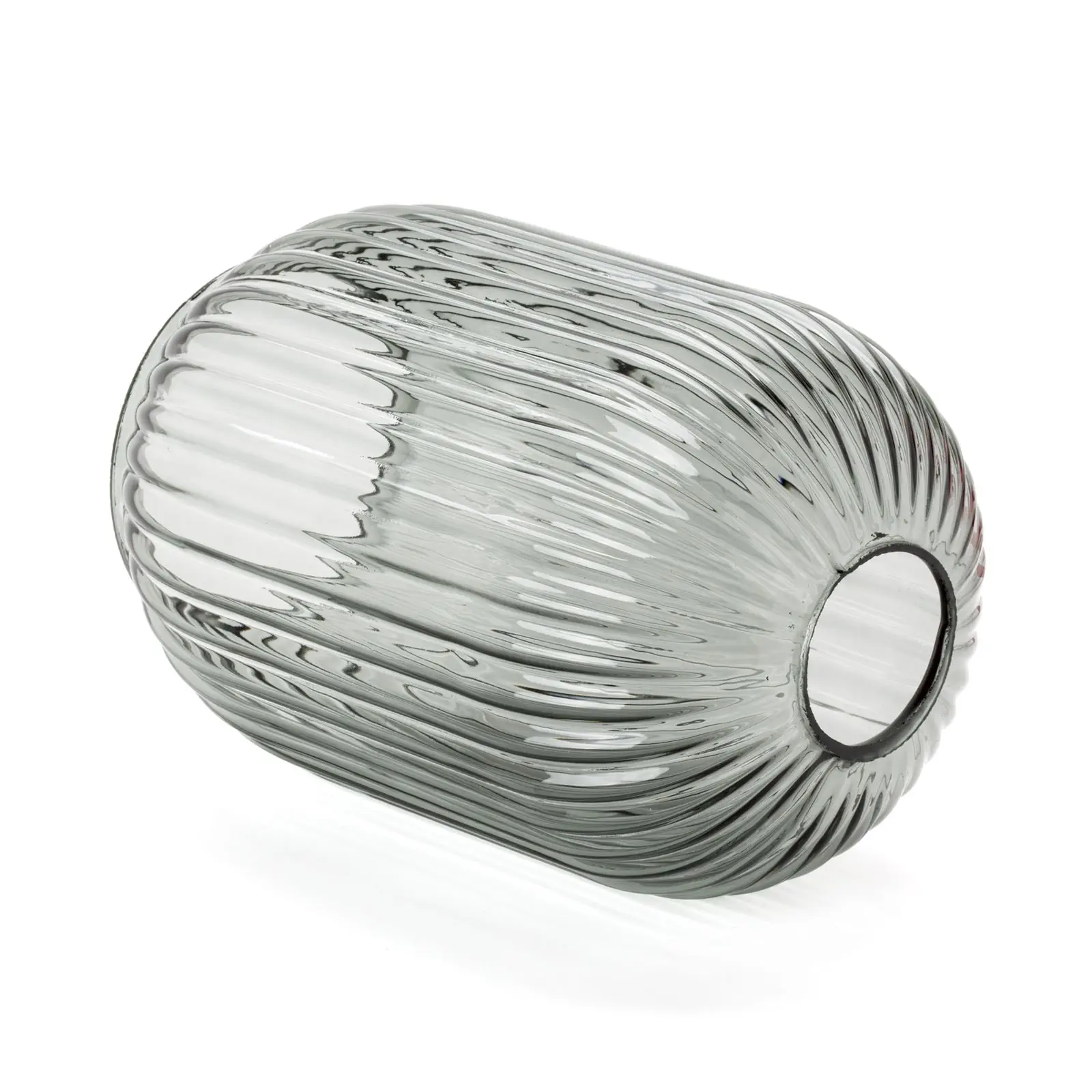 CARNEVAL stakleni abažur, Ø 140 mm, dim siva - 2