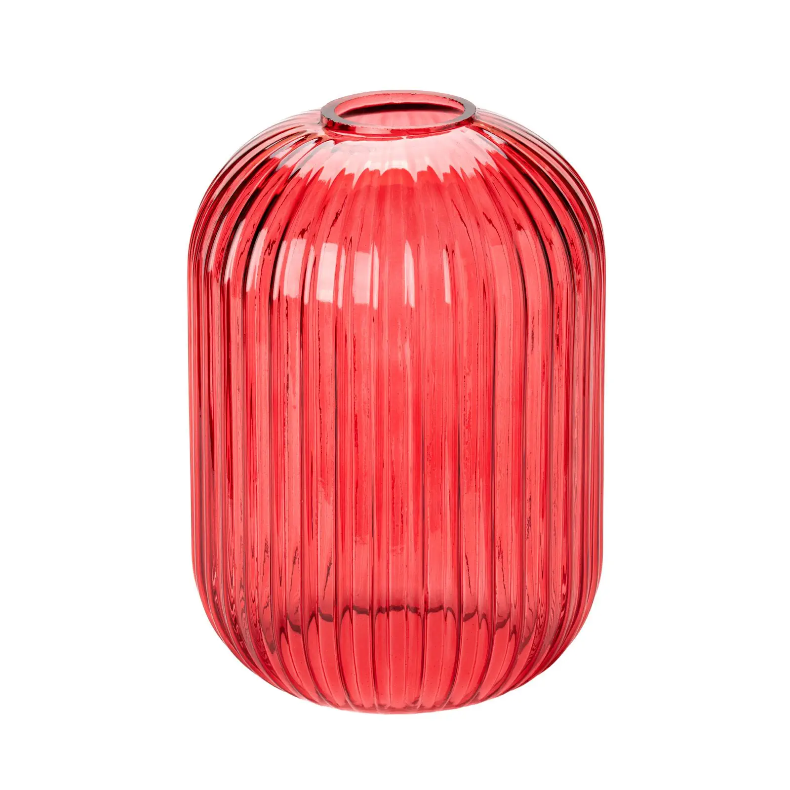 Stakleni abažur CARNEVAL, Ø 140 mm, crvena - 2