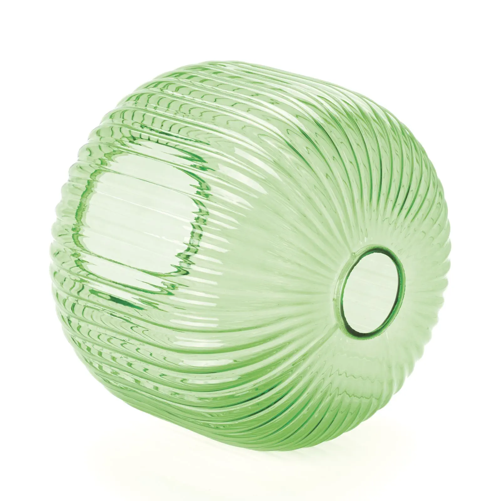 Stakleni abažur CARNEVAL, Ø 200 mm, zelena - 2