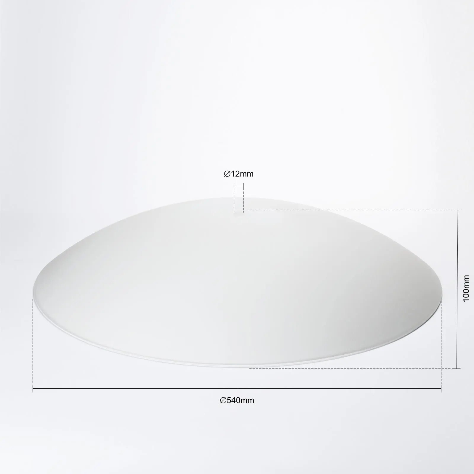 Stakleni abažur AIDA 7-531/56, Ø 540 mm, opal mat - 2