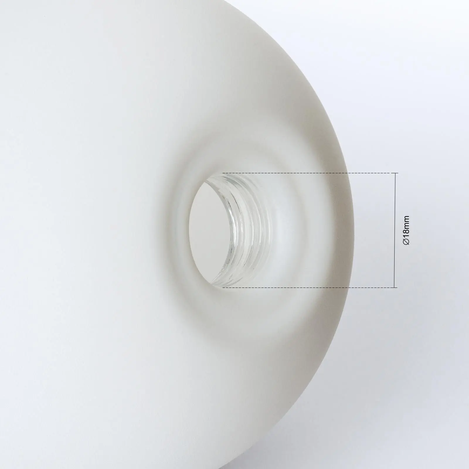 Stakleni abažur AIDA 7-573, Ø 95 mm, opal mat - 4