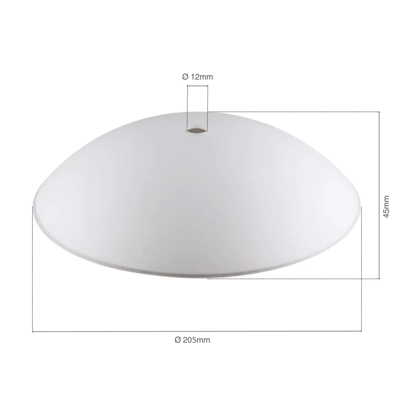 Stakleni abažur 7-583/28, Ø 220 mm, opal mat - 5