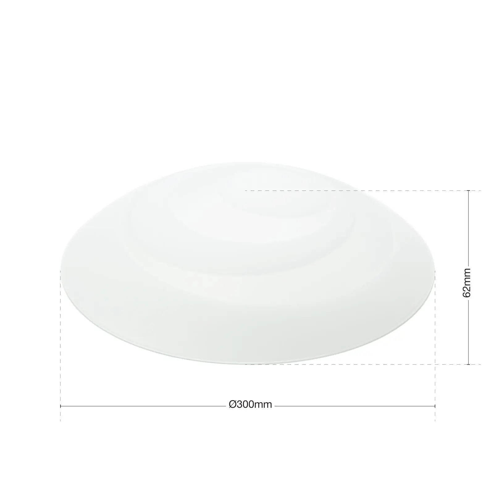 Stakleni abažur 9-344/30, Ø 300 mm, opal mat - 2