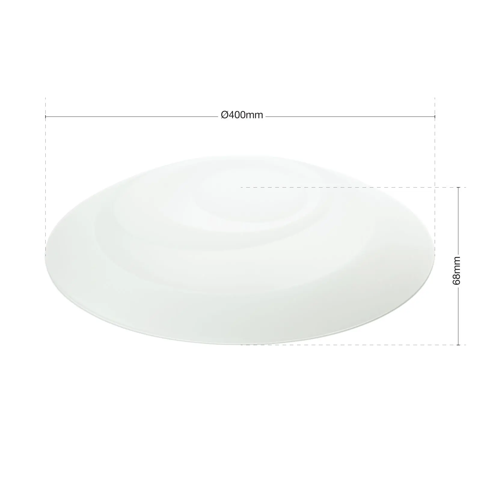 Stakleni abažur 9-344/40, Ø 400 mm, opal mat - 2