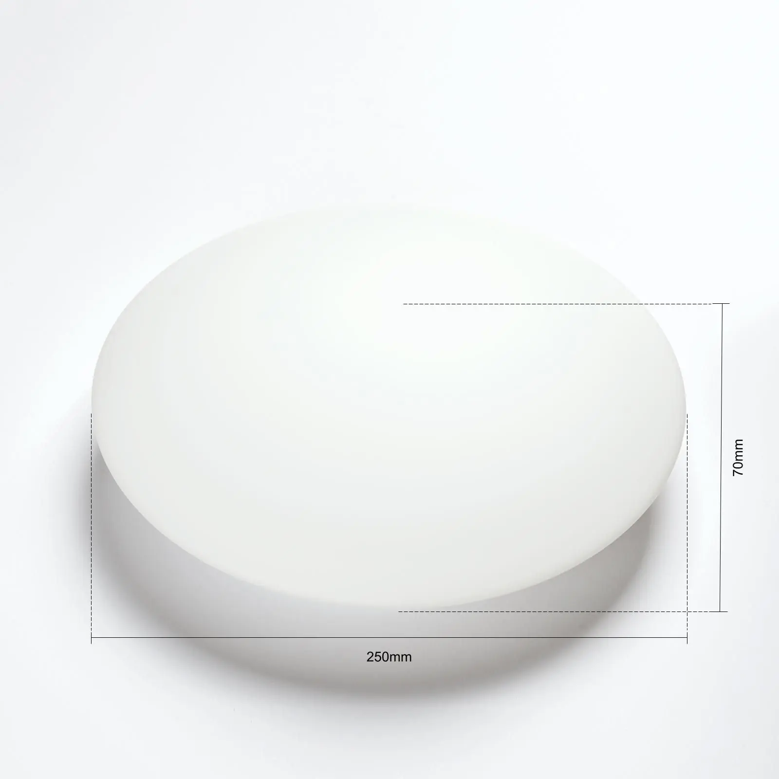 Stakleni abažur ALBA 9-345/25, Ø 250 mm, opal svilenkasto-mat - 2