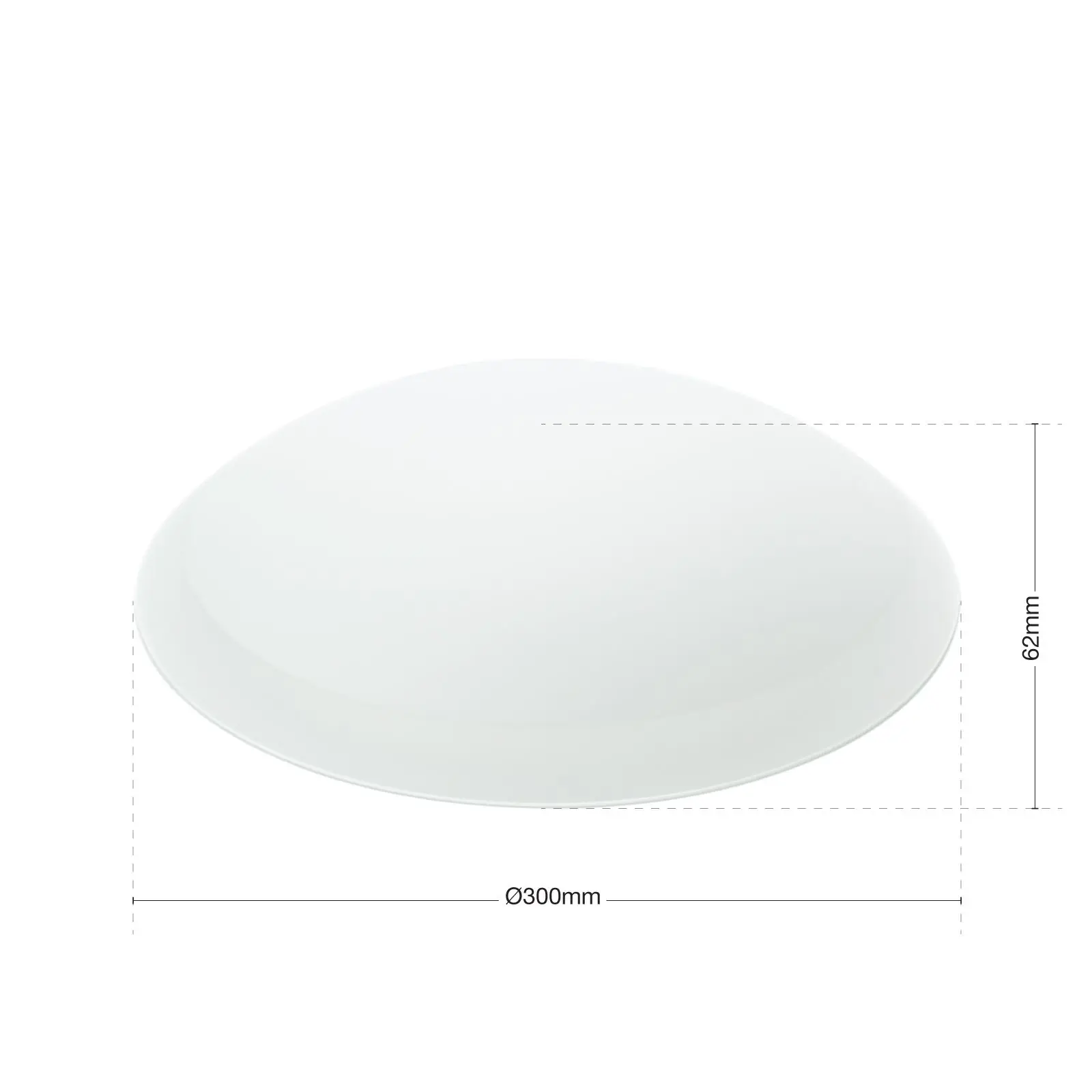Stakleni abažur 9-348/30, Ø 300 mm, opal mat - 2