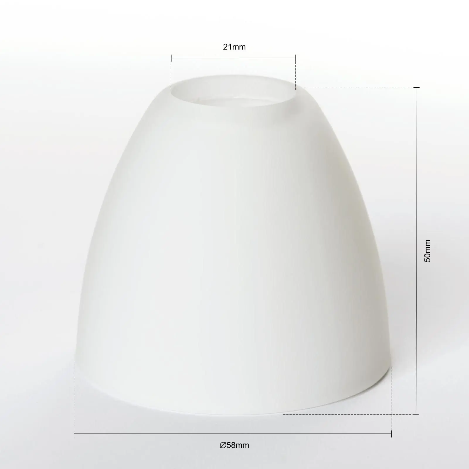 Stakleni abažur MAX 10-423, Ø 58 mm, opal mat - 5