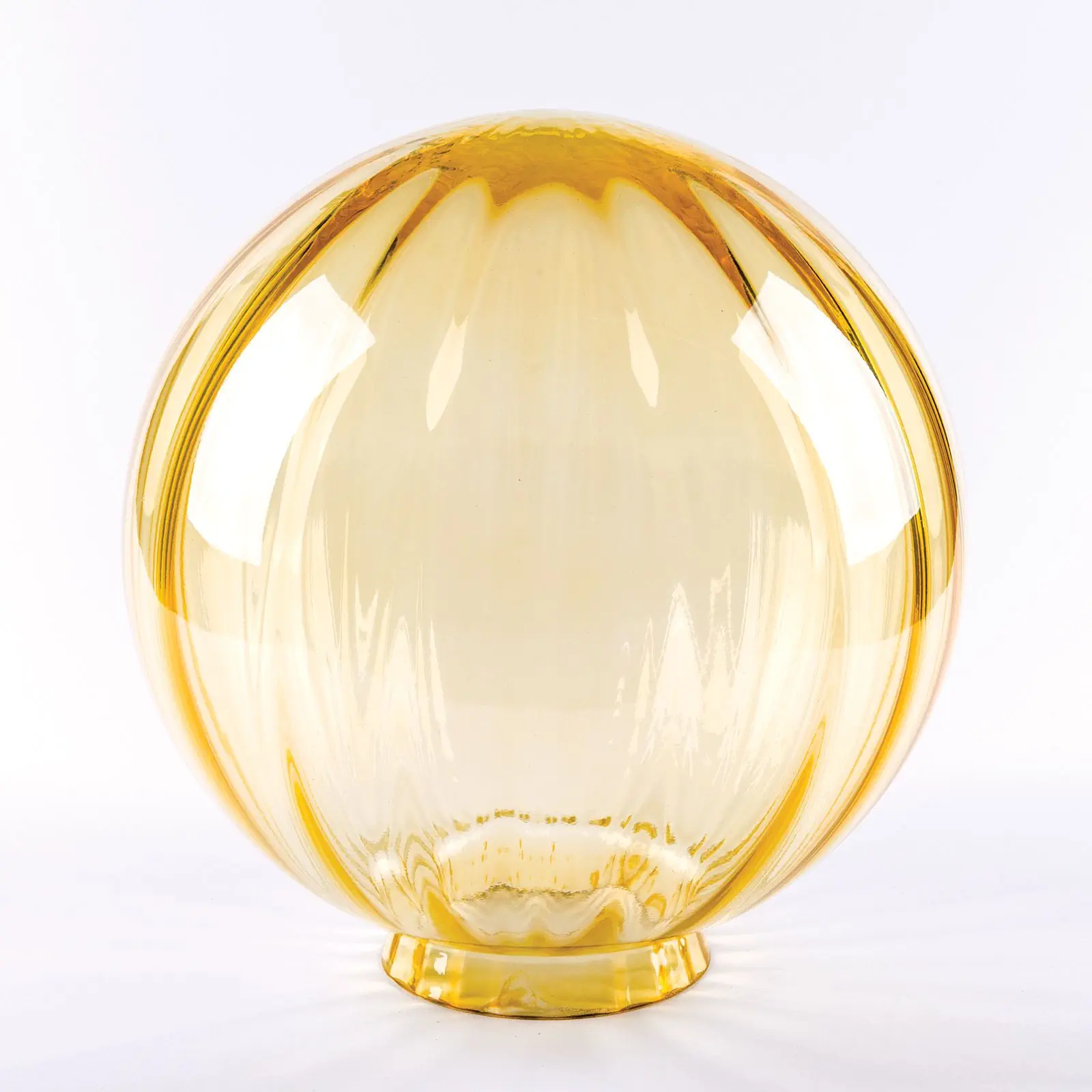 Stakleni abažur 11-902, Ø 200 mm, zlato