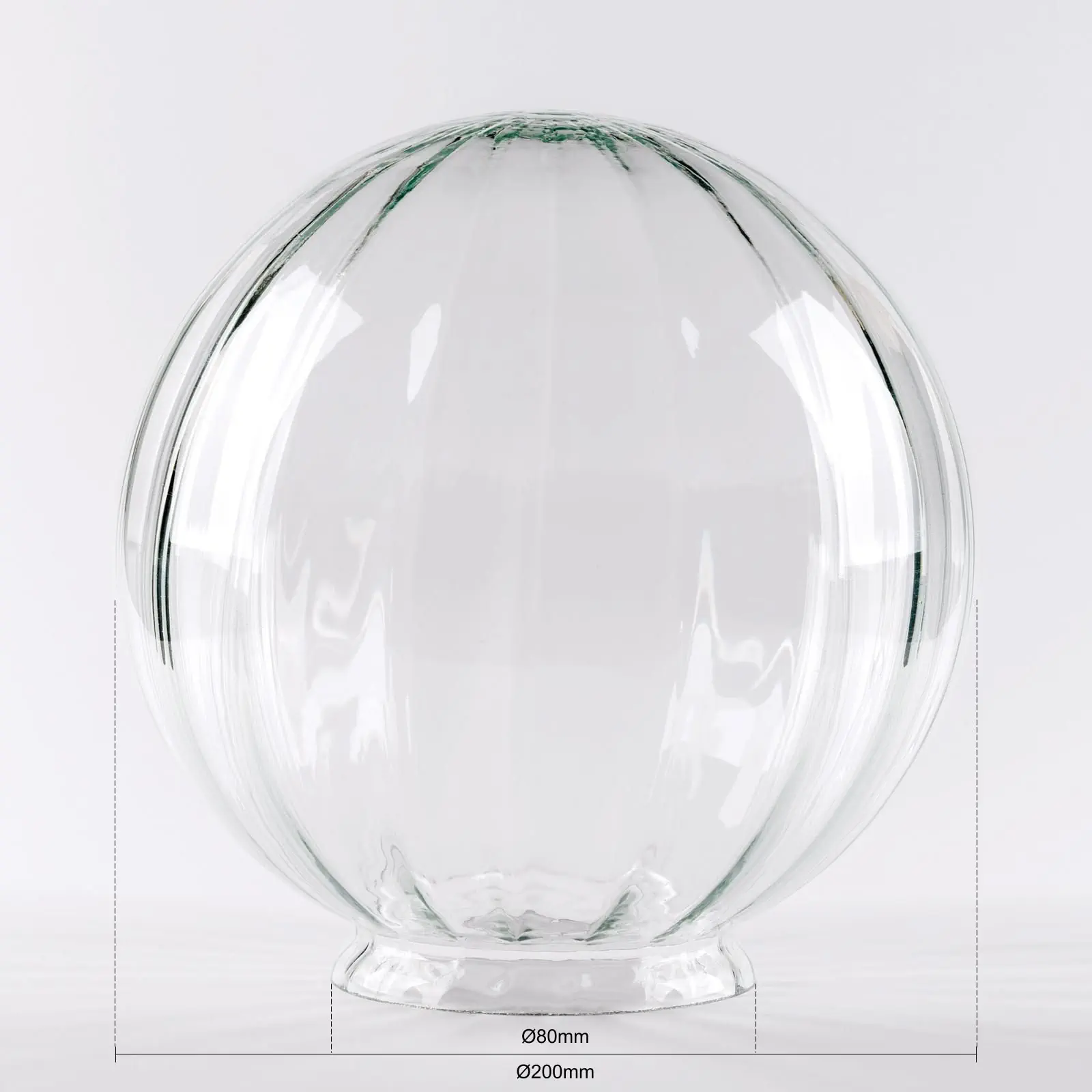 Stakleni abažur 11-902, Ø 200 mm, providan - 2