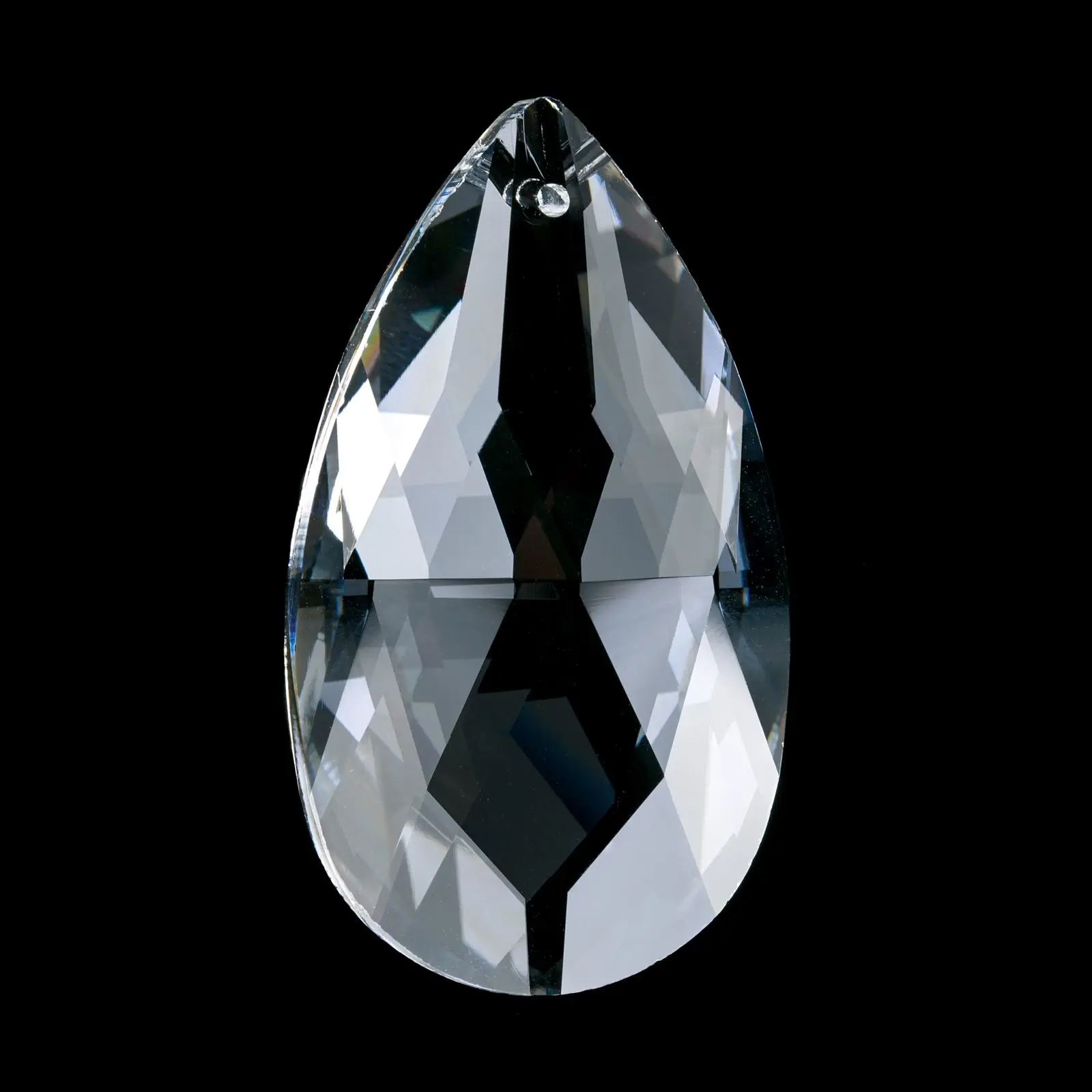 Kristal za luster – badem, kristal K9, veliki, transparentni - 2