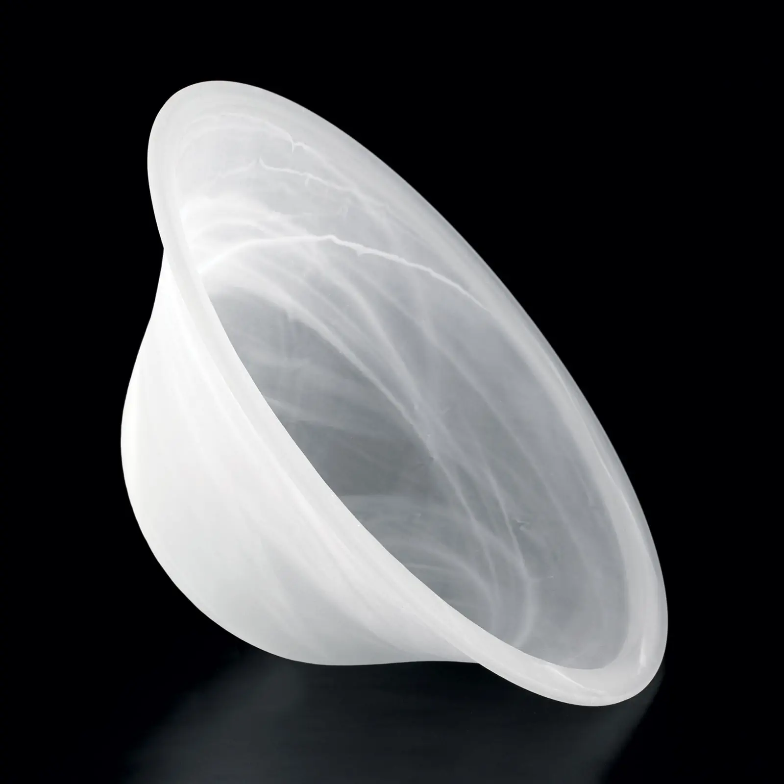 Stakleni abažur LUDO 1708, Ø 265 mm, alabaster - 3