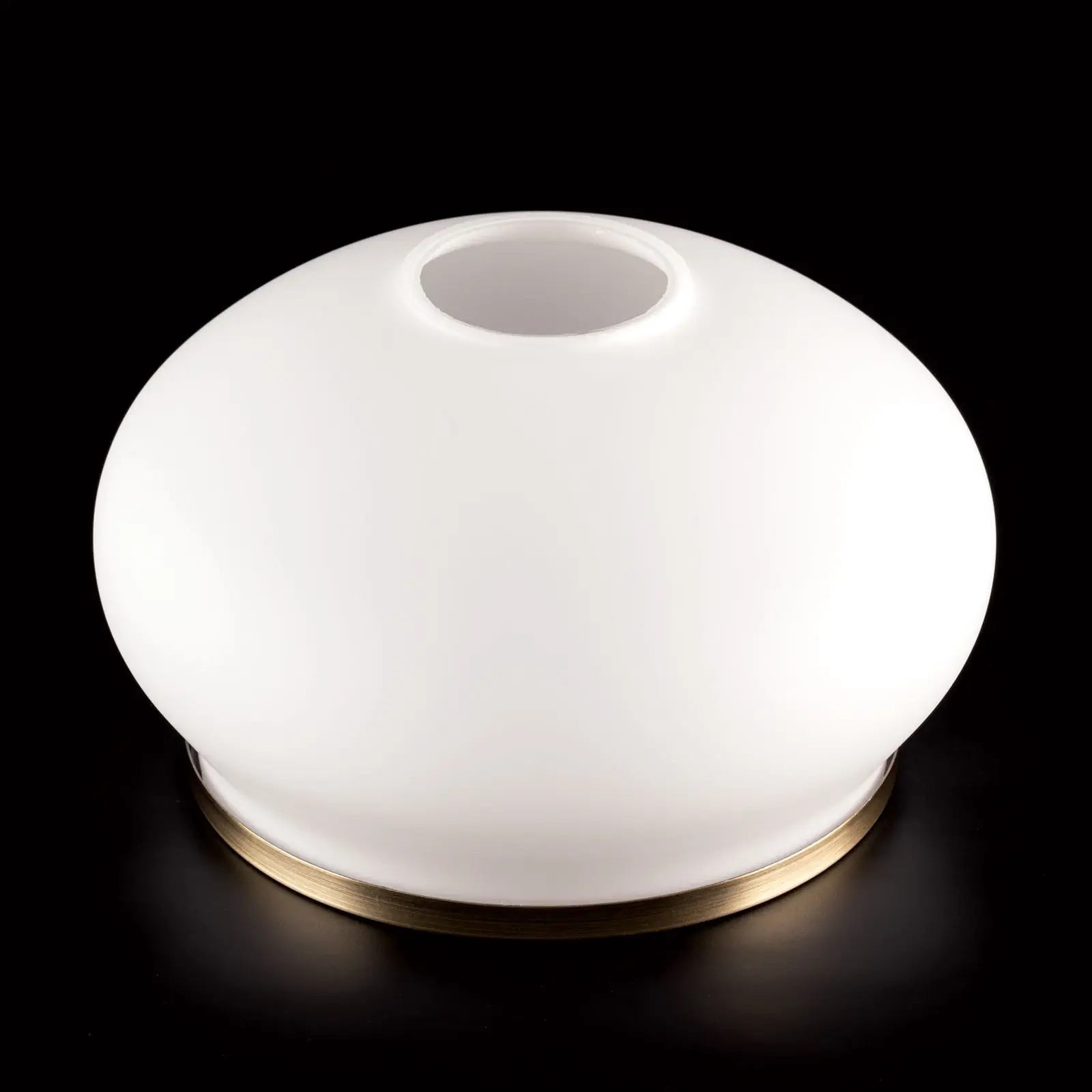 Stakleni abažur VEGO 1715, Ø 170 mm, opal mat sa patina prstenom - 2