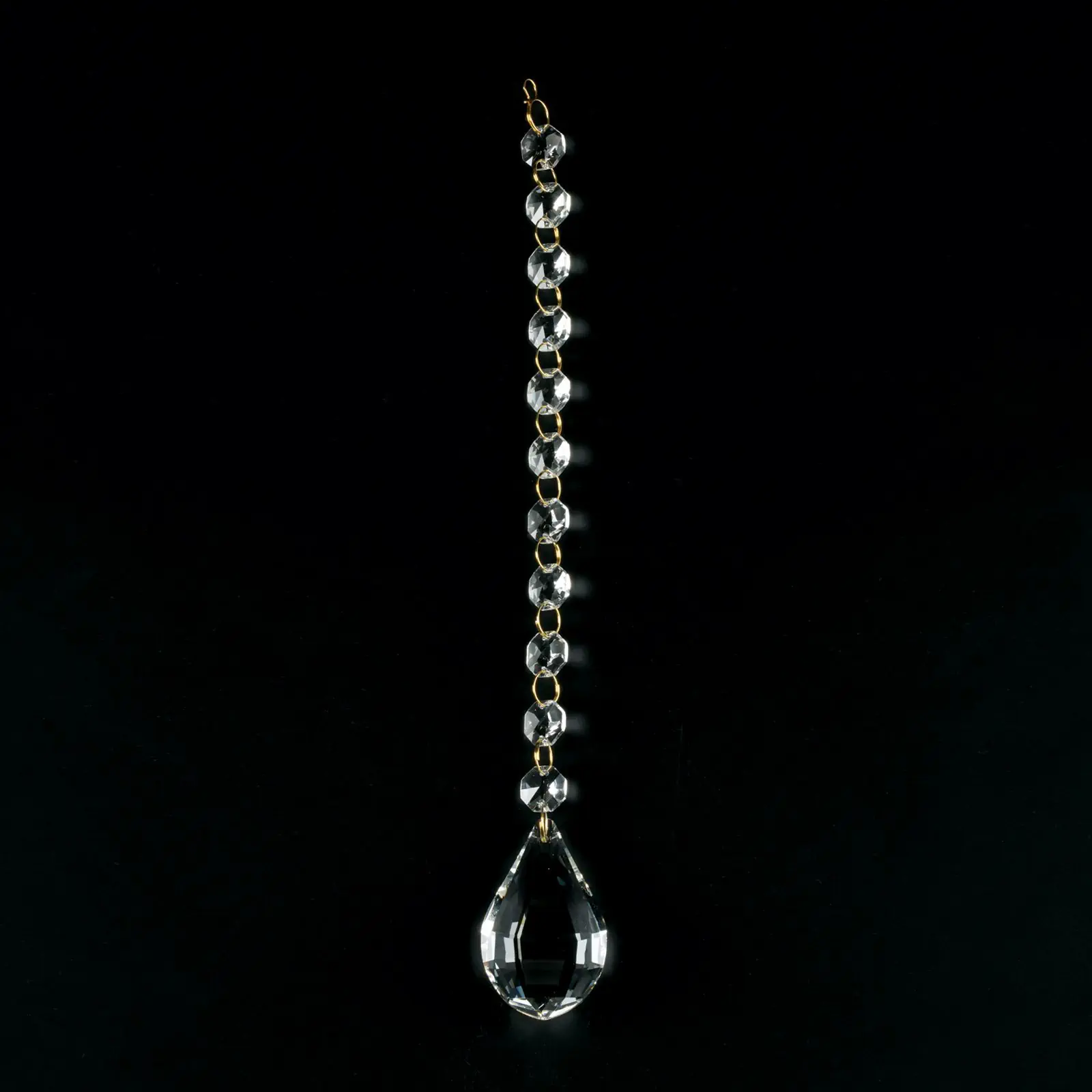 Kristal za luster, 11 oktagona i 1 badem, providan - 2