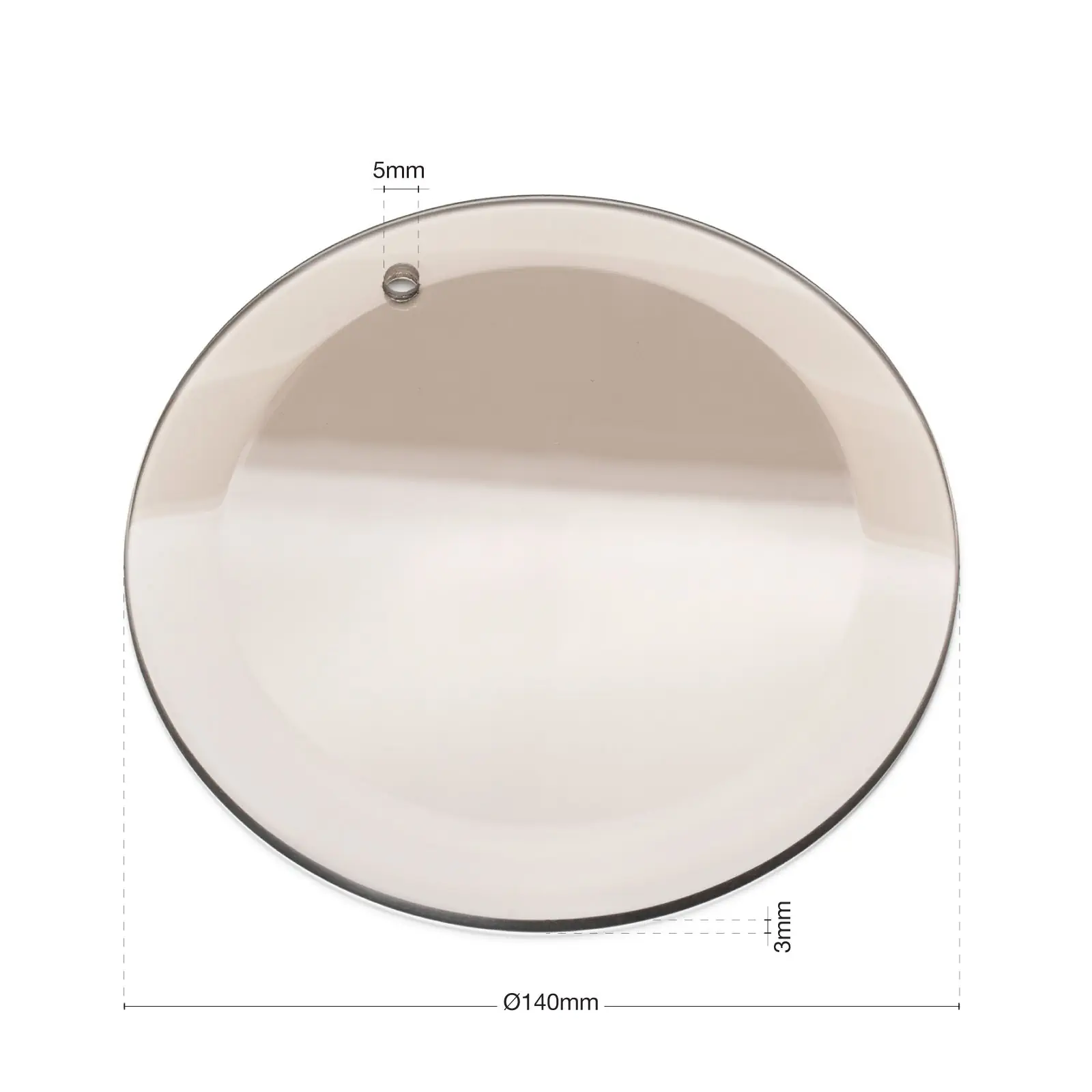 Staklena ploča 293, dimljeno - 2