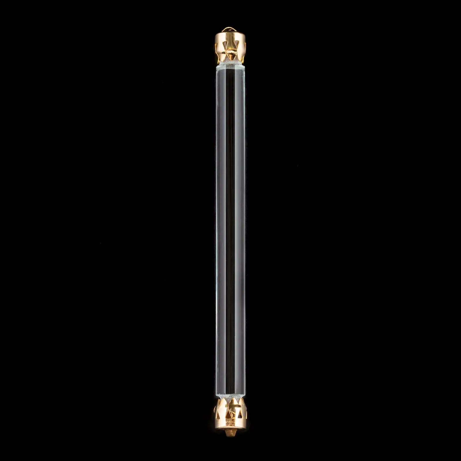 Staklena šipka za luster (viseći element), 2 kraja, 80 mm, providna - 2