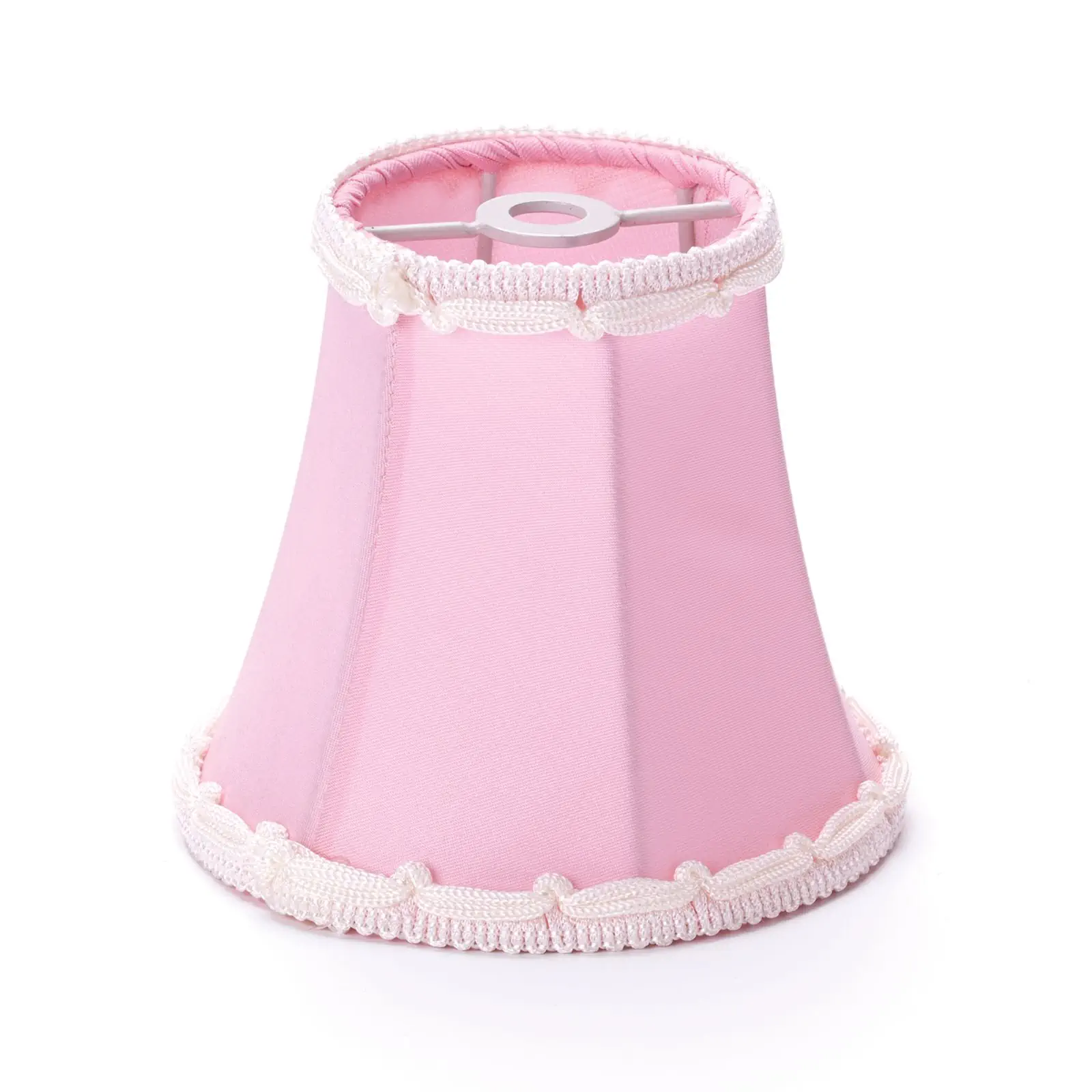 Abažur, tekstilni, Ø 105 mm, roze