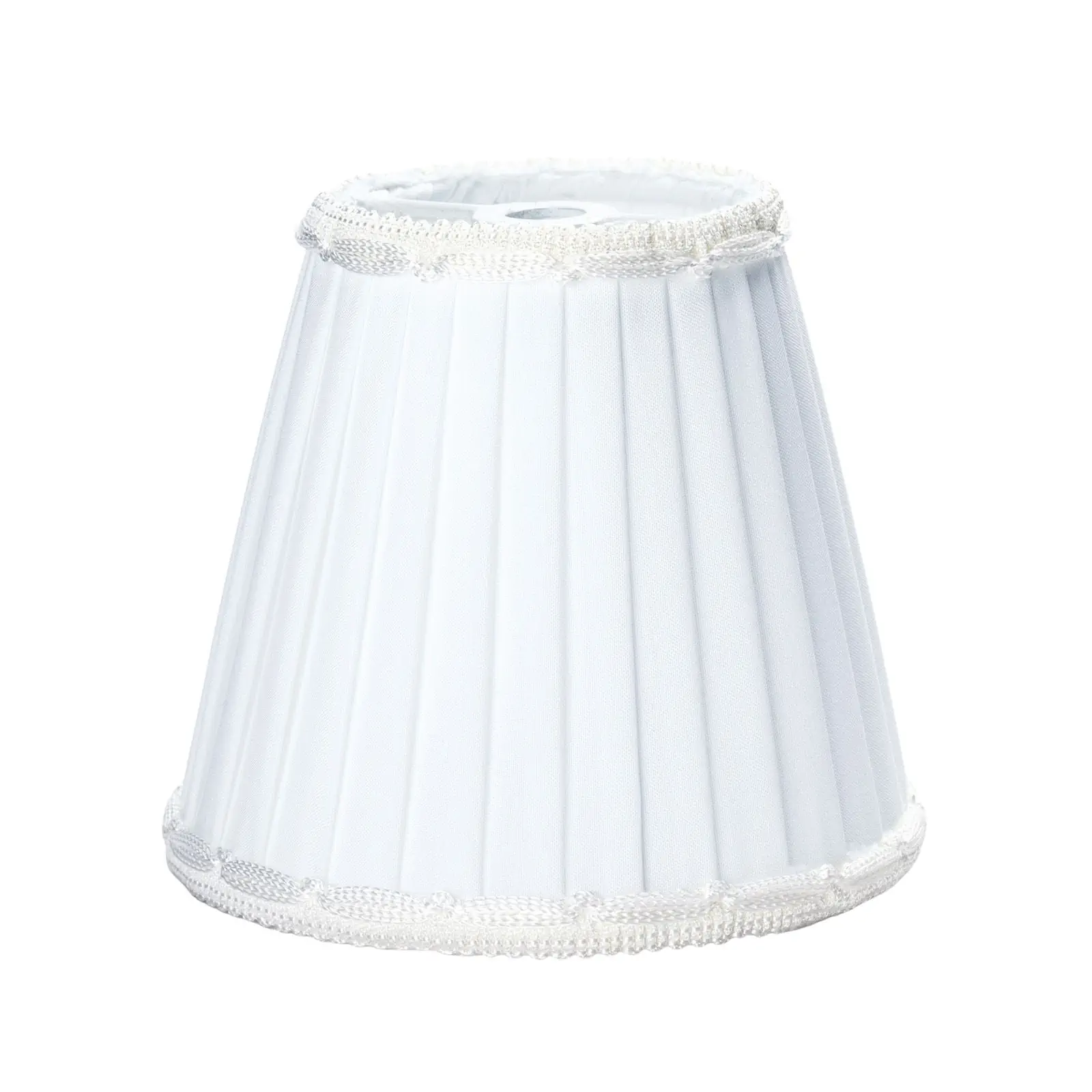 Abažur sa kopčom 301, Ø 100 mm, beli - 4