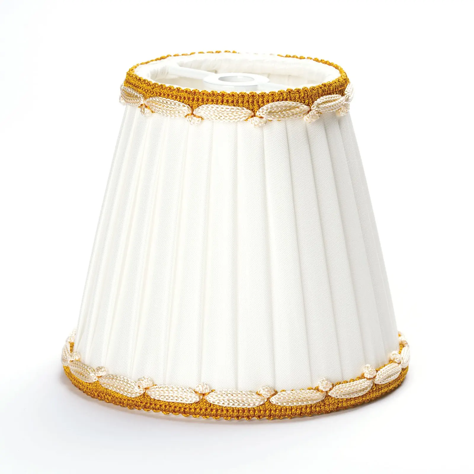 Abažur sa kopčom 301, Ø 100 mm, krem