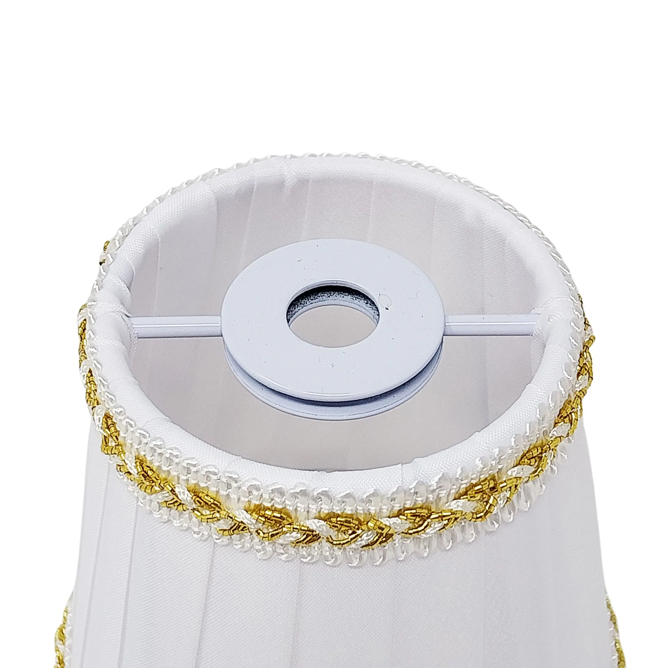 Abažur sa kopčom 301, Ø 100 mm, krem - 2