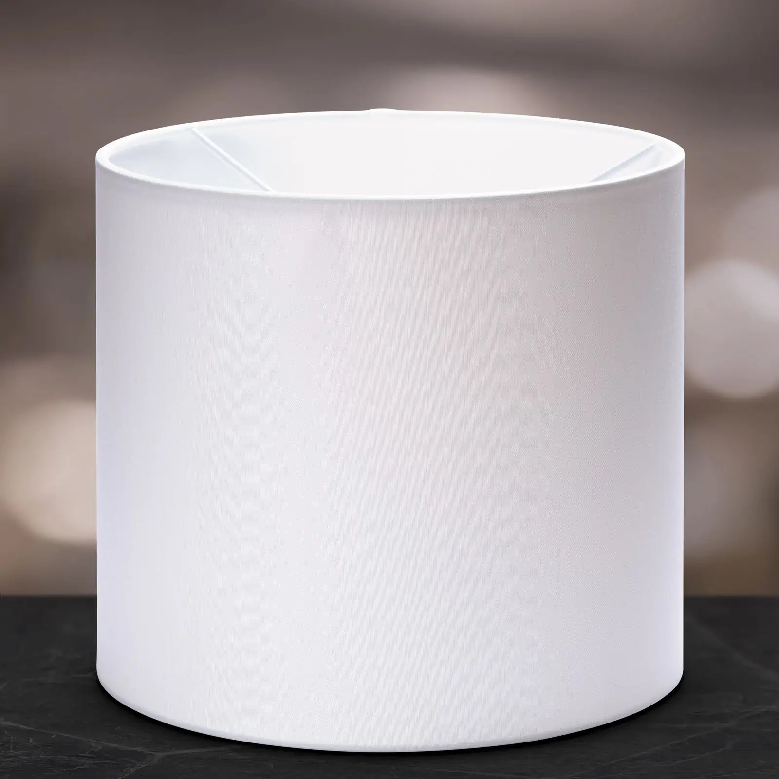 Tekstilni abažur SHADE 308, Ø 200 mm, beli