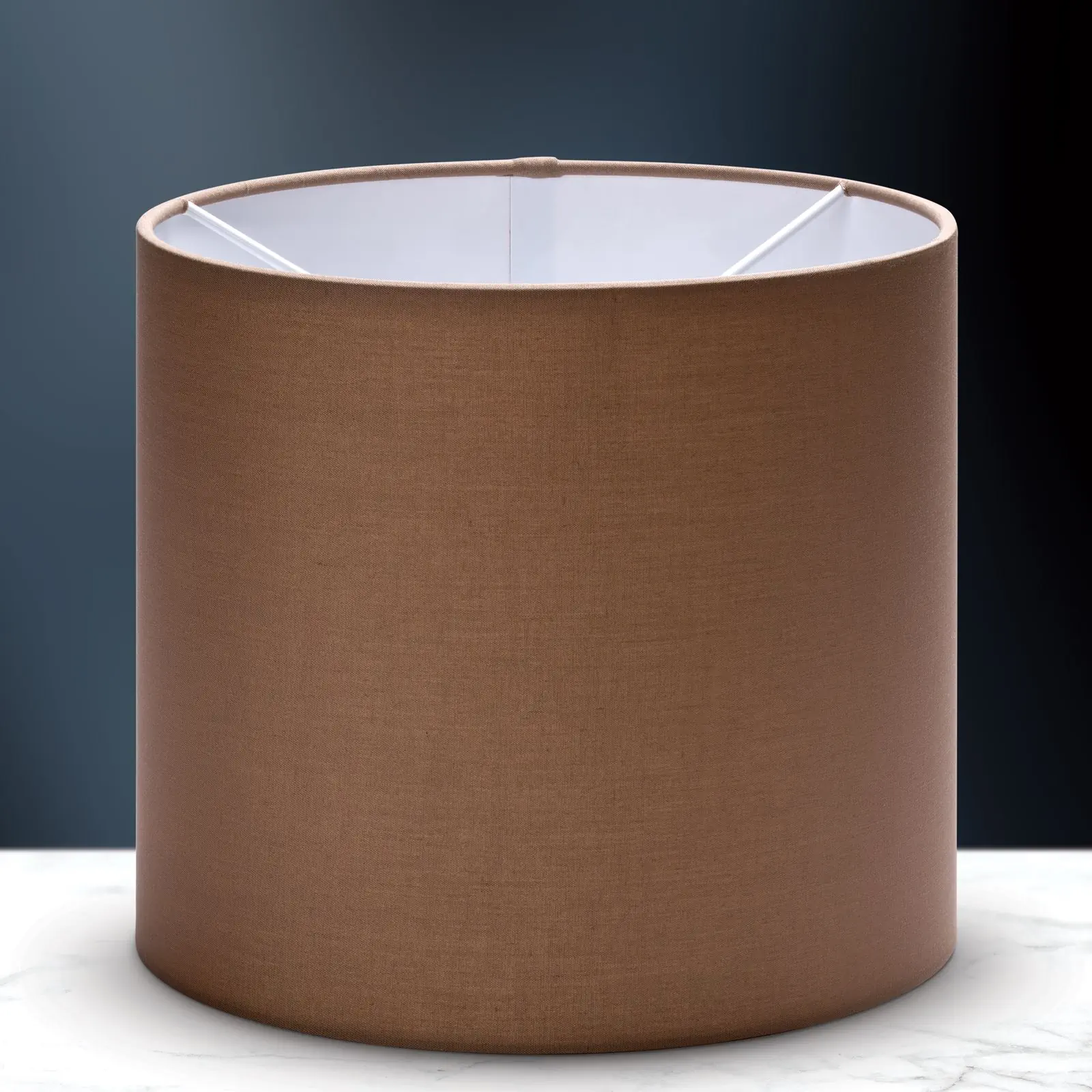 Tekstilni abažur SHADE 308, Ø 200 mm, braon