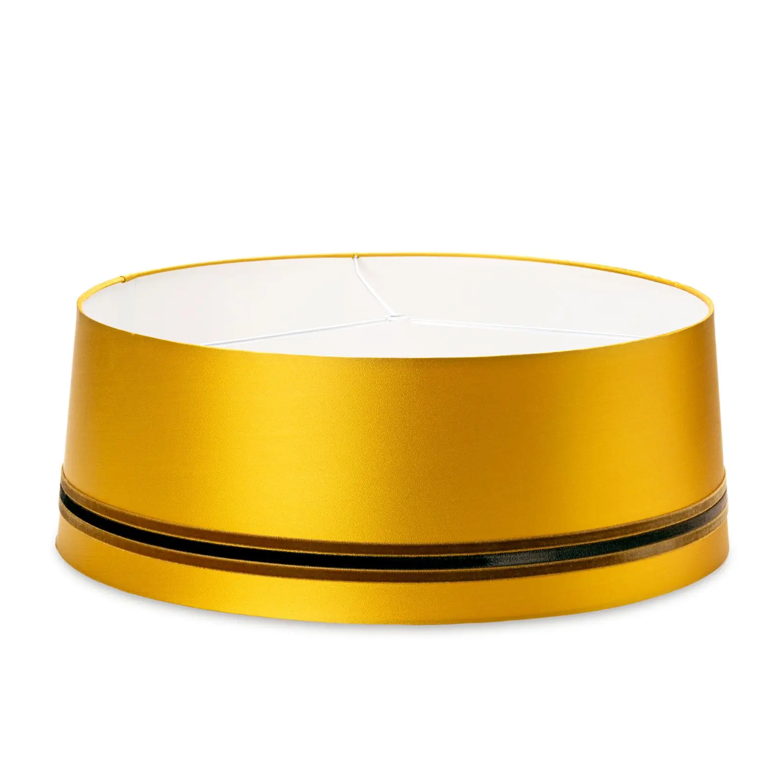 Abažur 1196 sa dekorativnim prugama, Ø 510 mm, zlatni