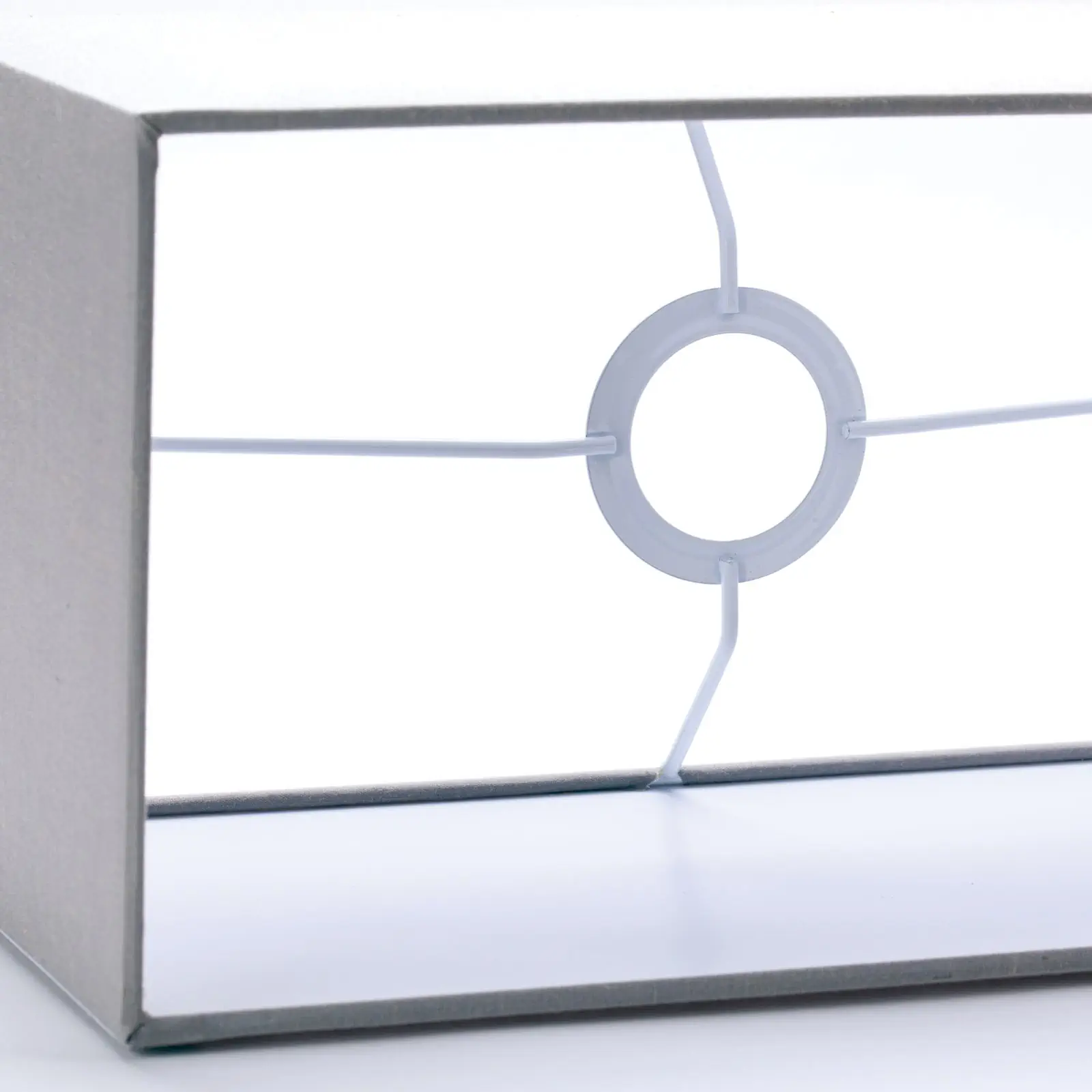 Tekstilni abažur NANDO 4-1176, 320x160 mm, sivi - 2