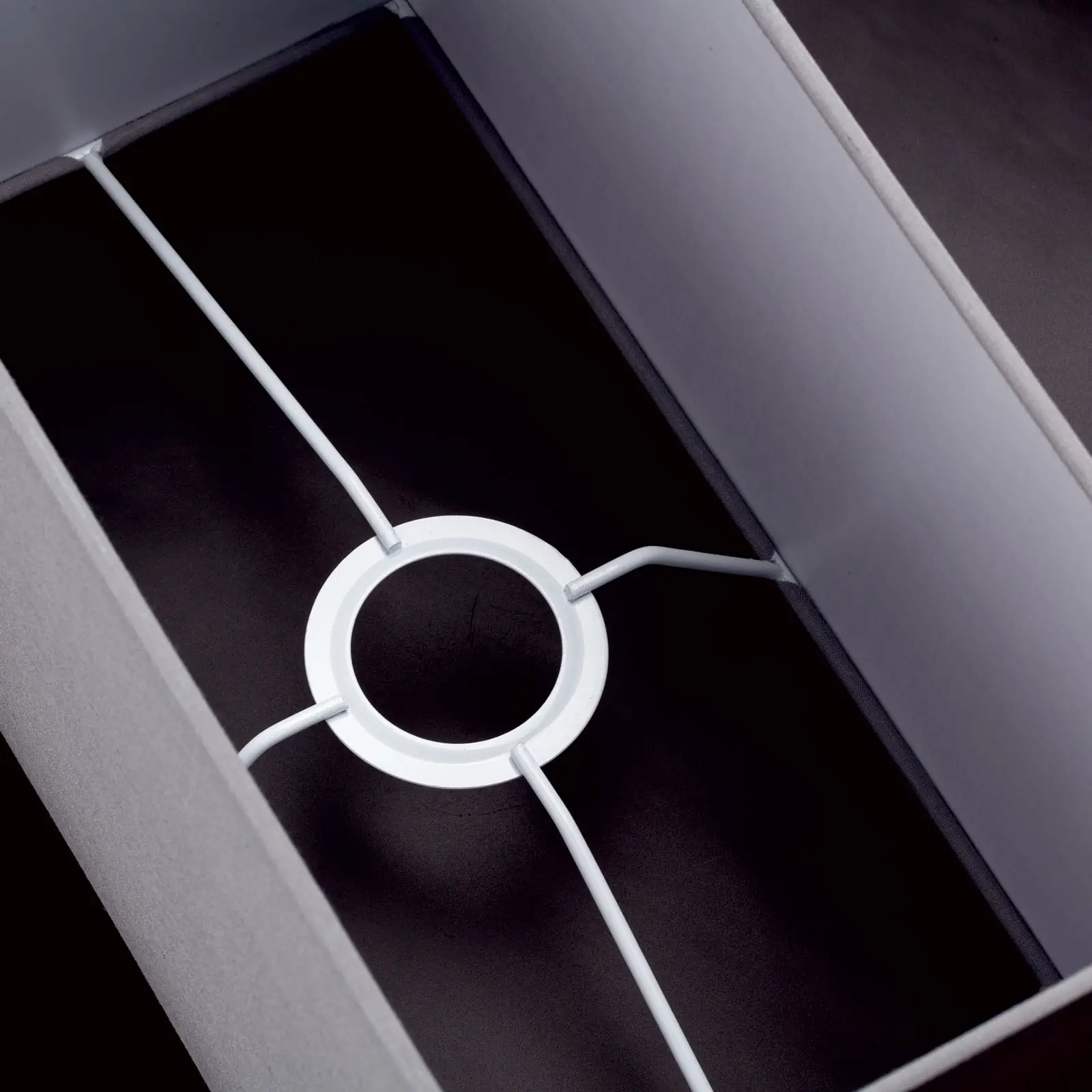 Tekstilni abažur NANDO 4-1176, 320x160 mm, sivi - 4