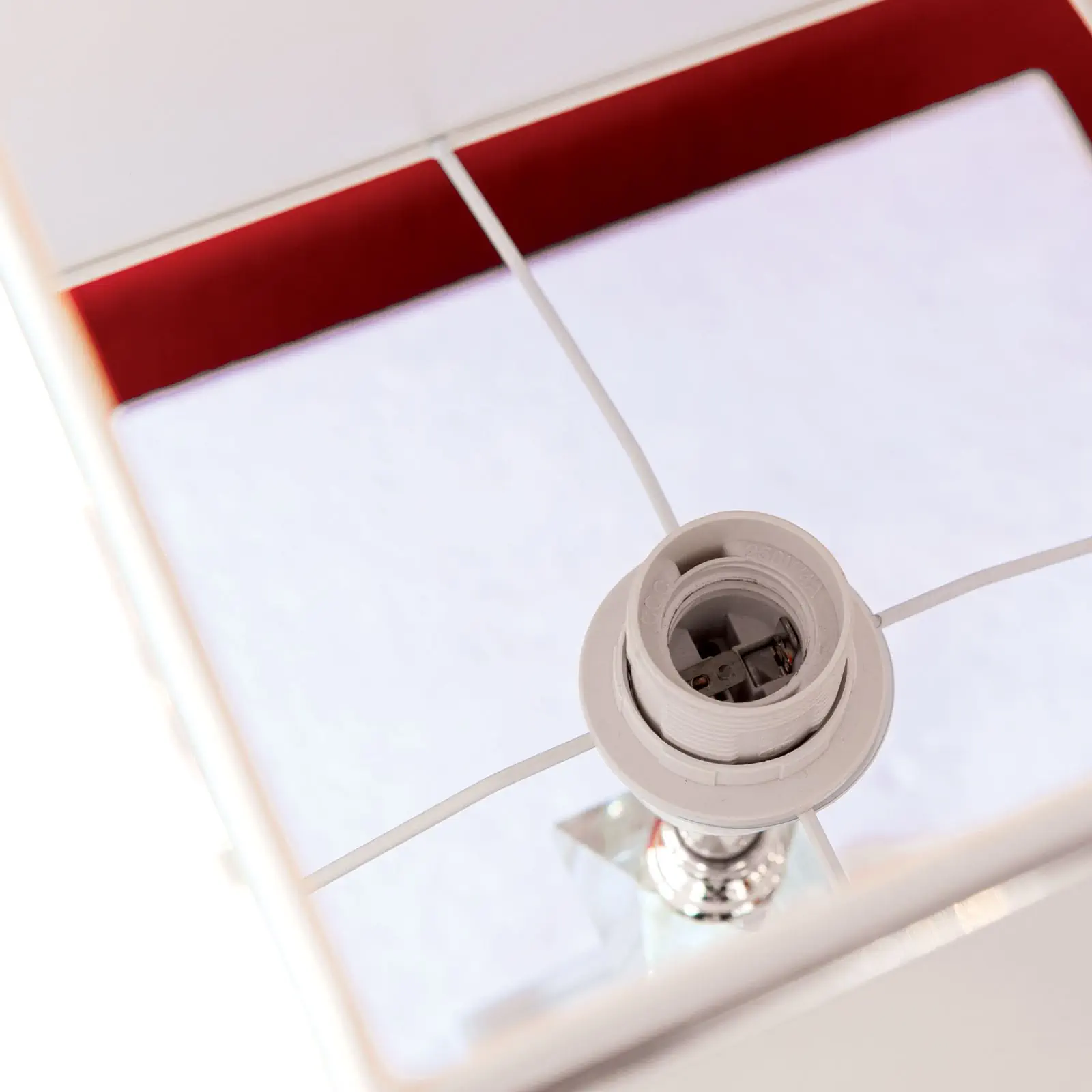 Abažur VERONIQUE 4-1201, 310x310 mm, beli - 7