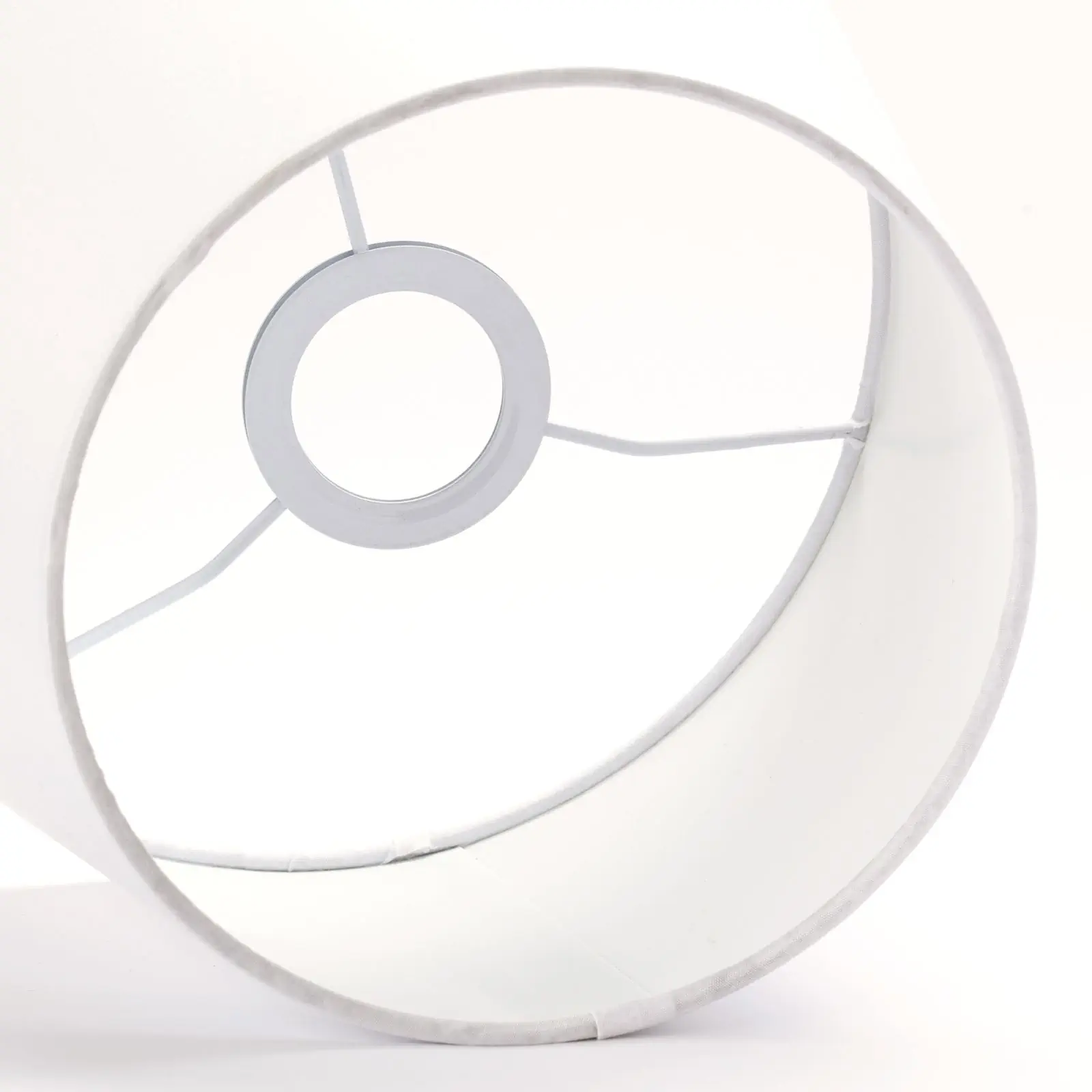 Tekstilni abažur 4-1205, Ø 235 mm, beli - 3