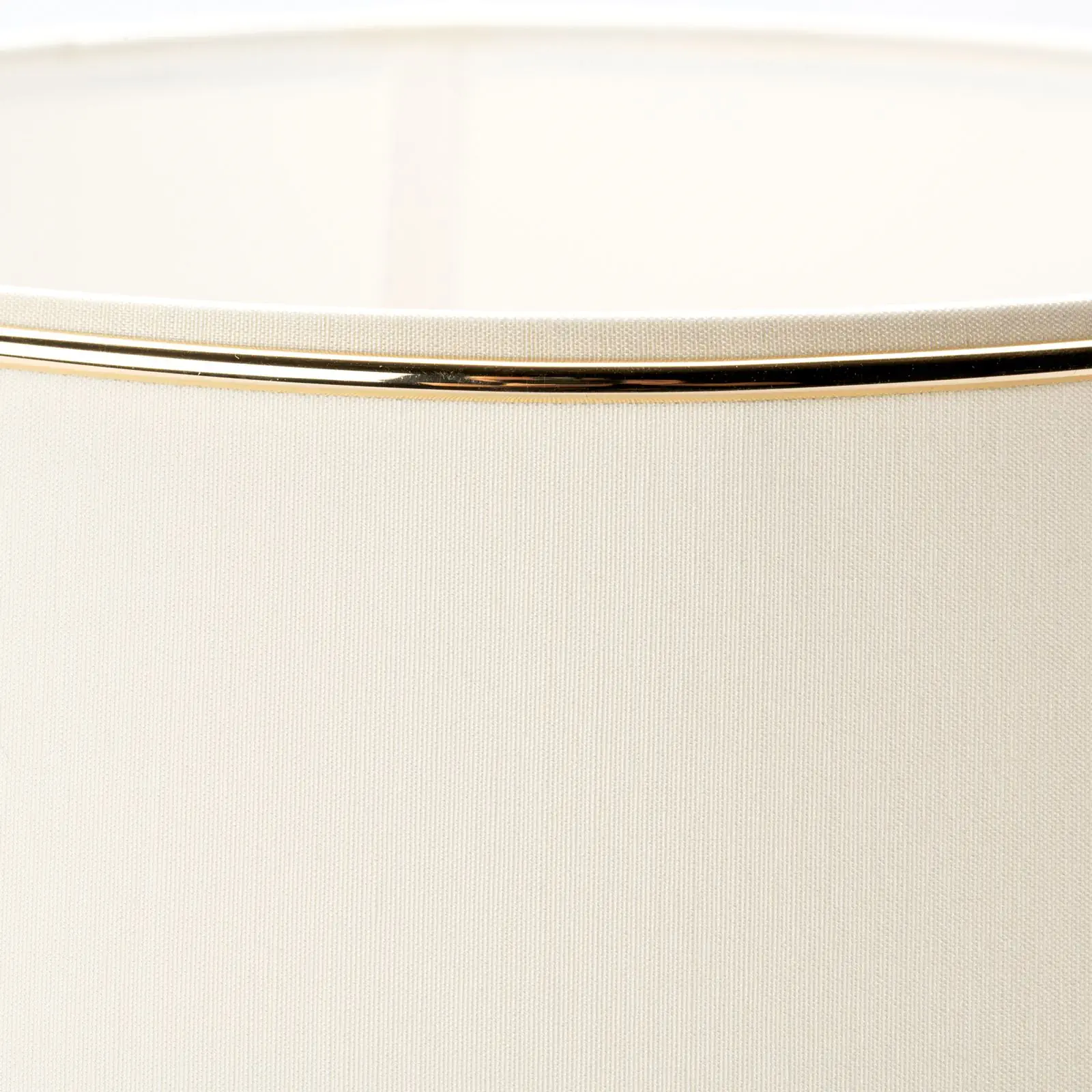 Tekstilni abažur 4-1208, Ø 320 mm, krem sa zlatnim rubom - 2