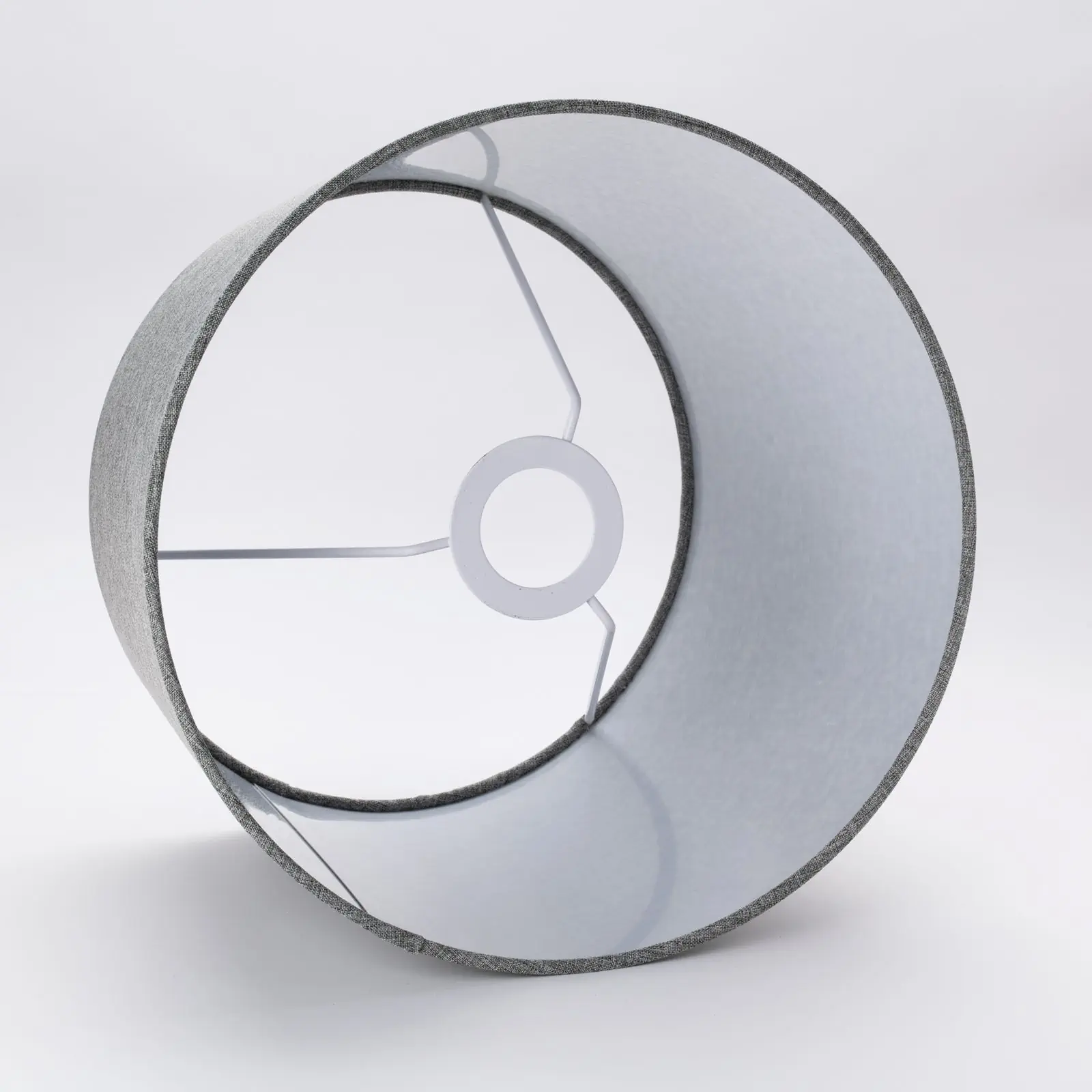 Tekstilni abažur ORCHID 4-1226, visina 230 mm, sivi - 2