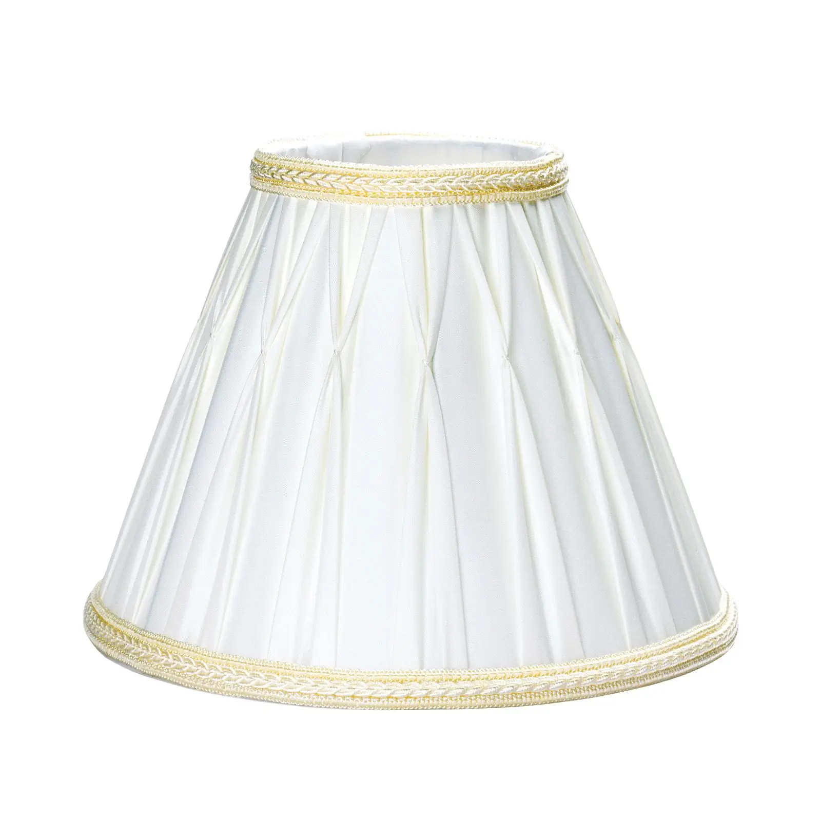 Tekstilni abažur 4-4465, Ø 230 mm, krem-beli - 2