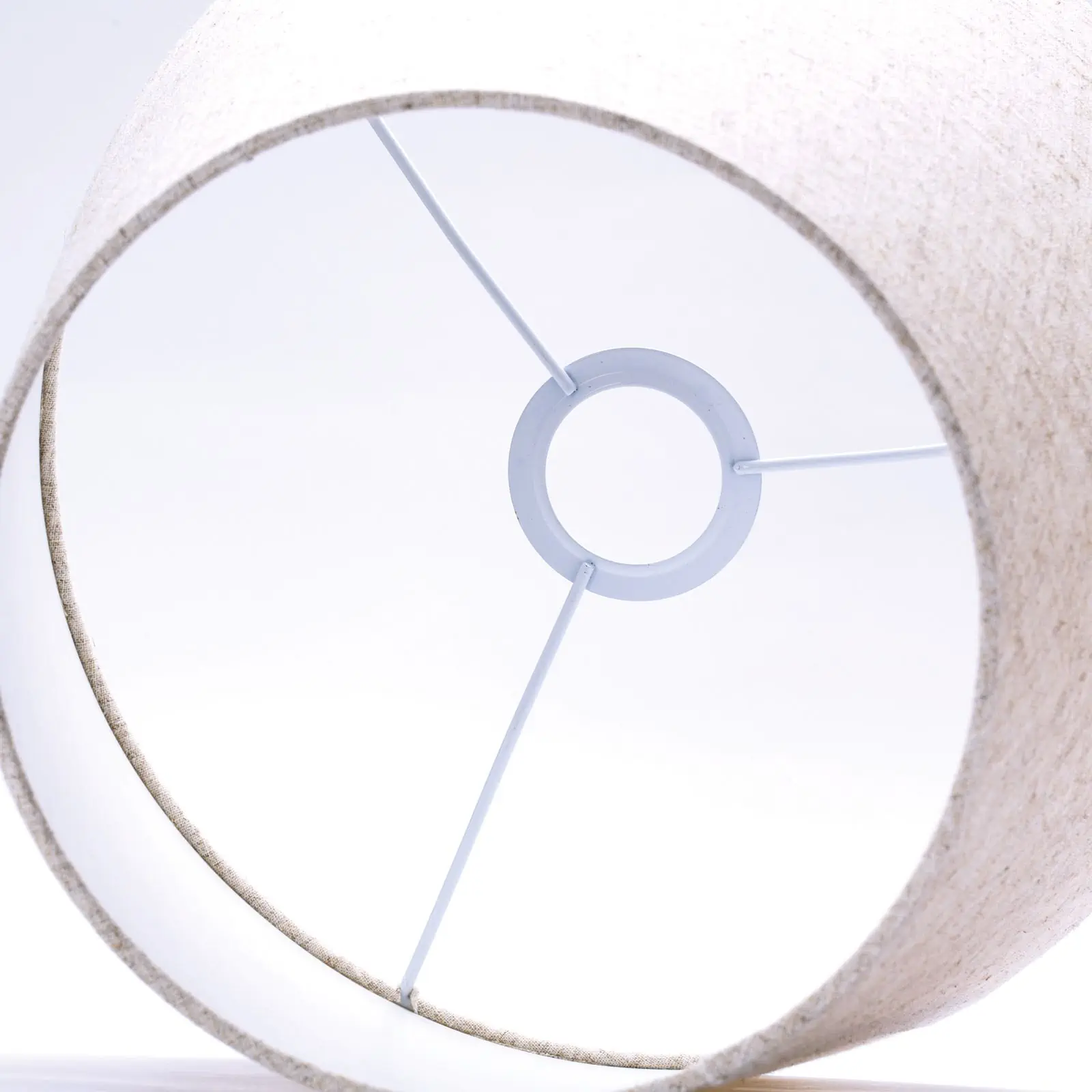 Tekstilni abažur 12-1154, Ø 300 mm, bež - 3