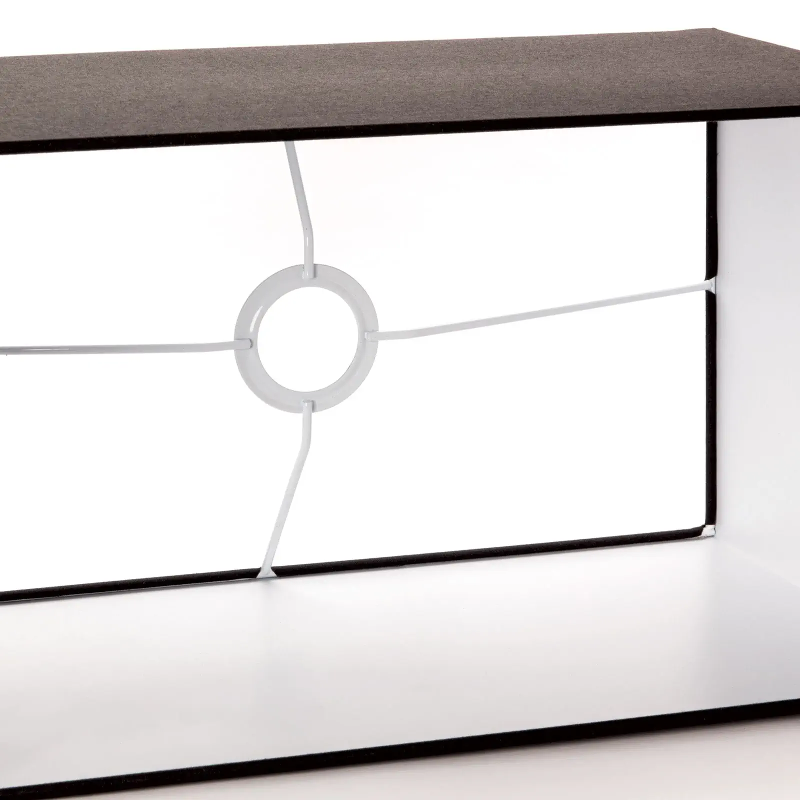 Tekstilni abažur 12-1164, 400x220 mm, crni - 3