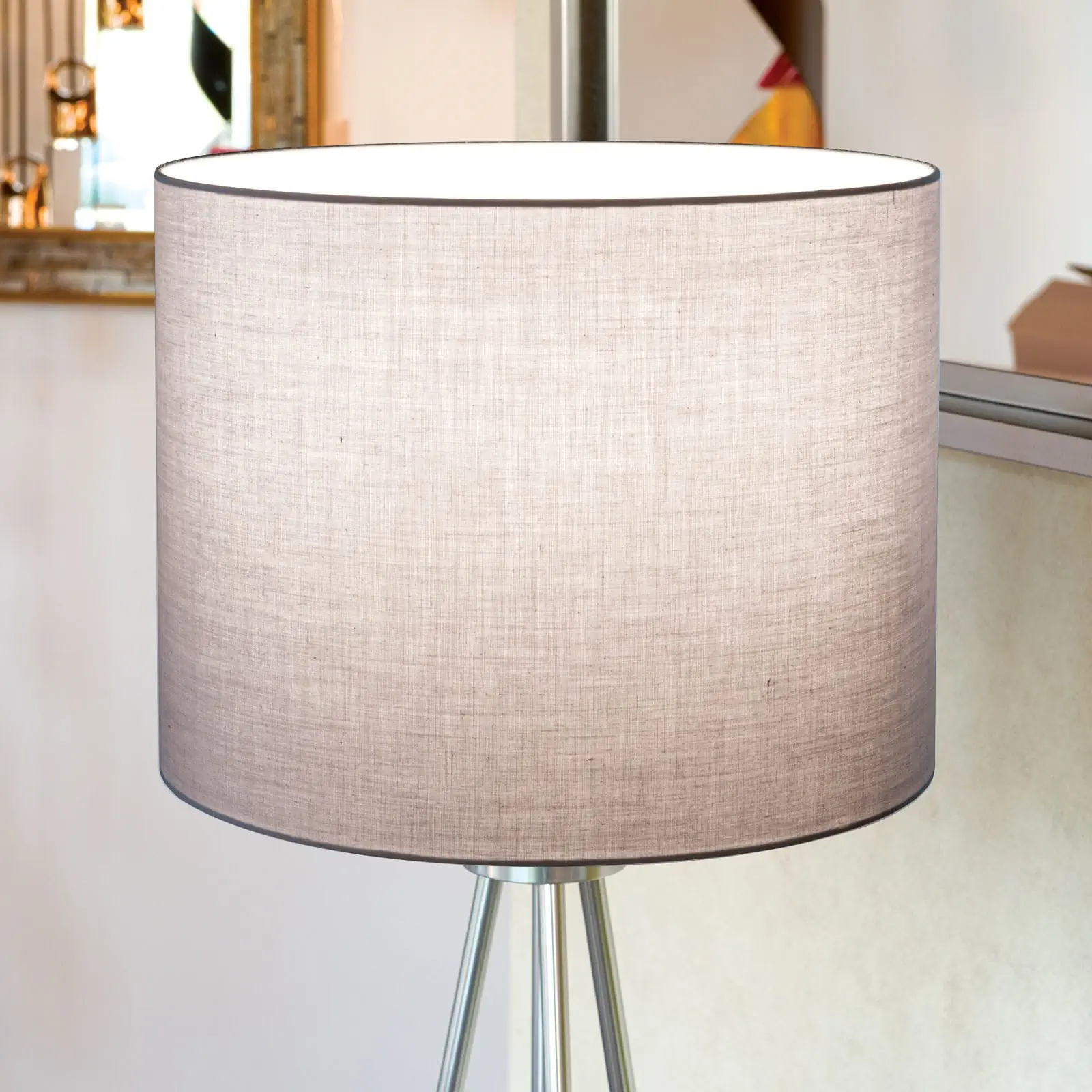 Tekstilni abažur 12-1173, Ø 390 mm, sivi - 5