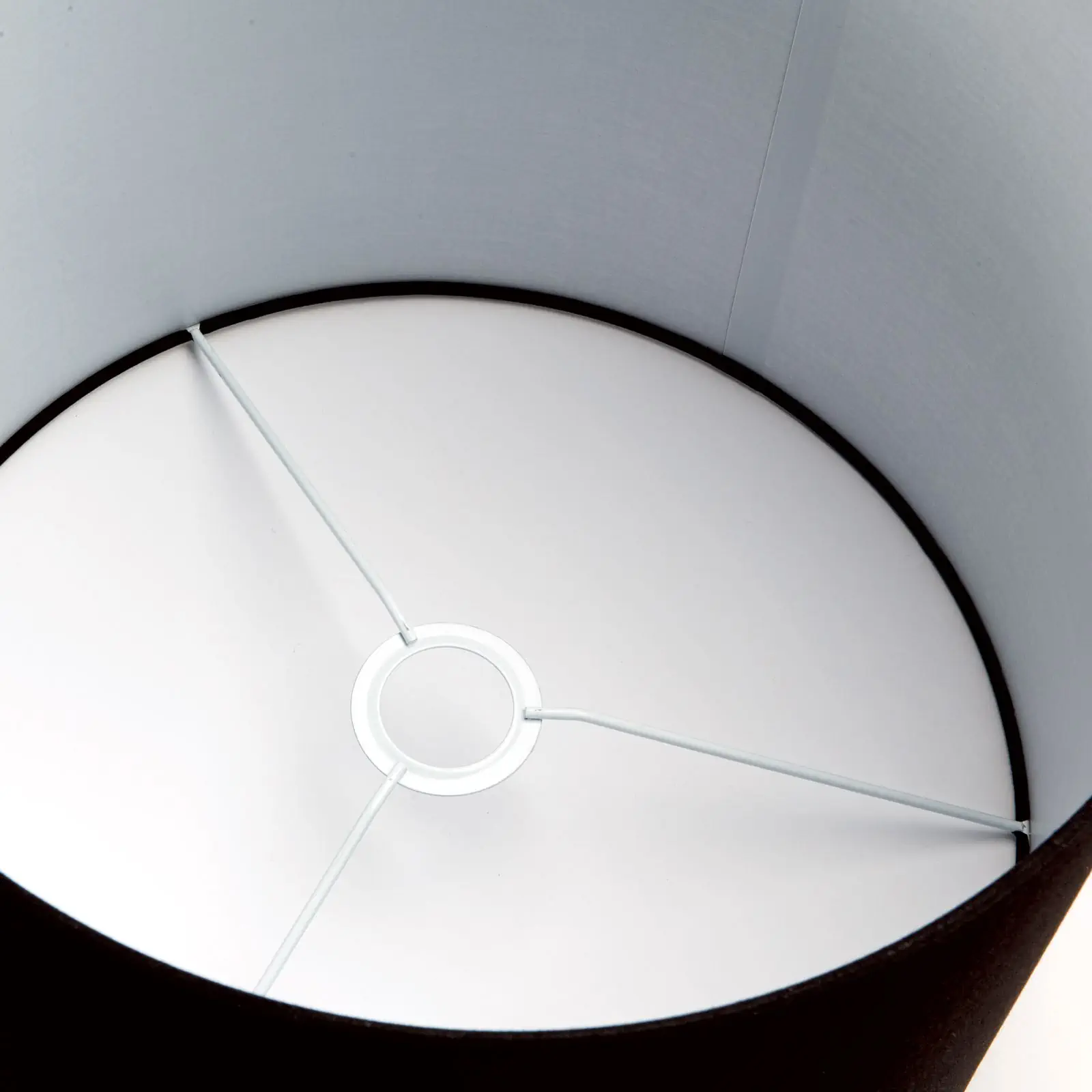 Tekstilni abažur 12-1173, Ø 390 mm, crni - 2