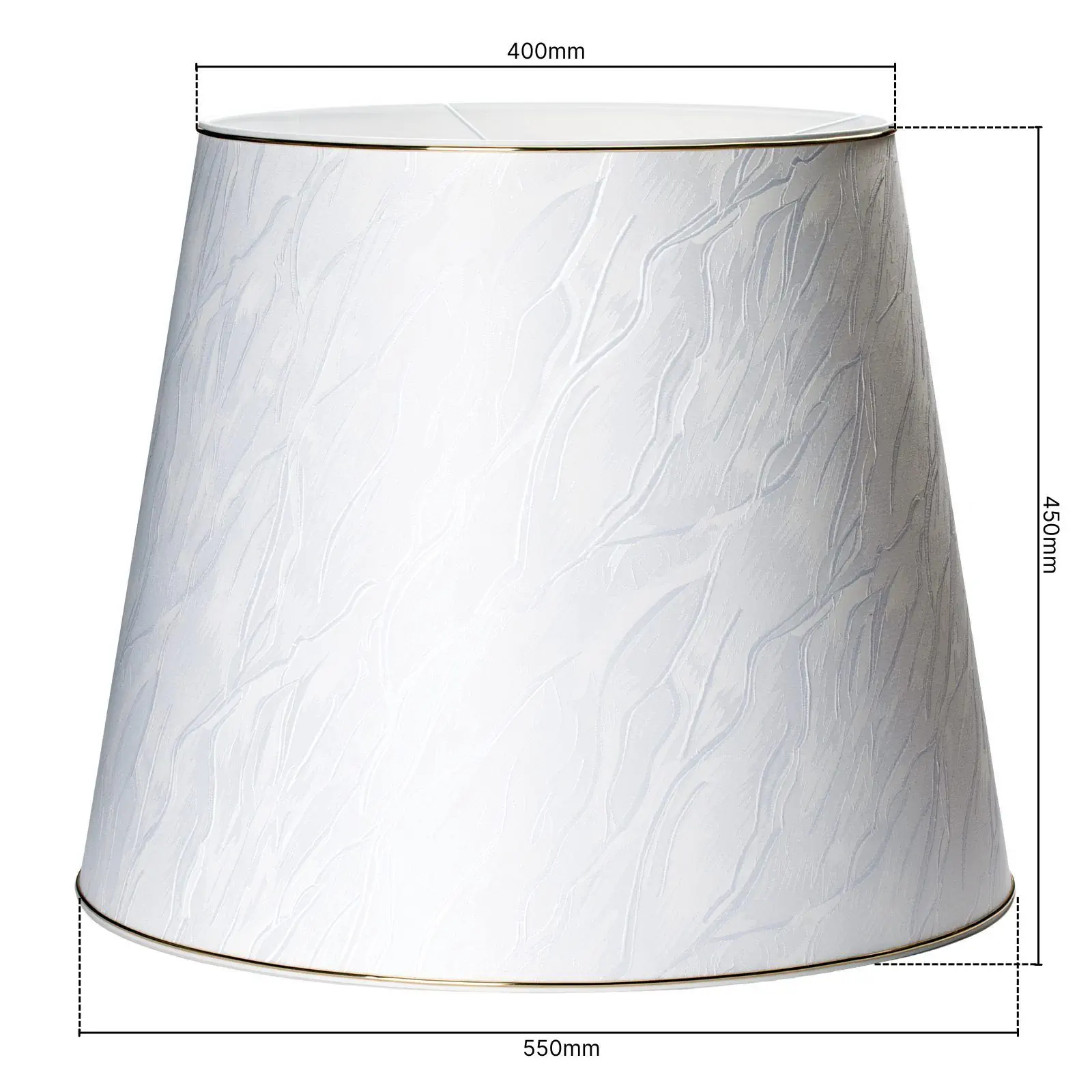 Abažur 12-4406, Ø 550 mm, krem dekor sa zlatnim rubom - 2