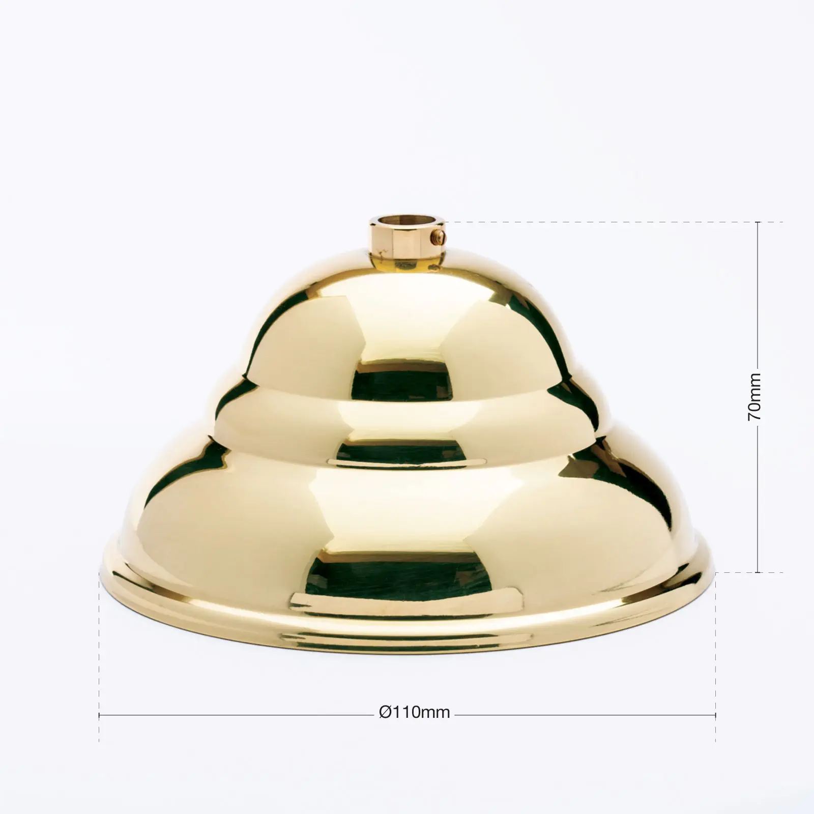 Rozeta 932/10mm, Ø 110 mm, mesing - 5