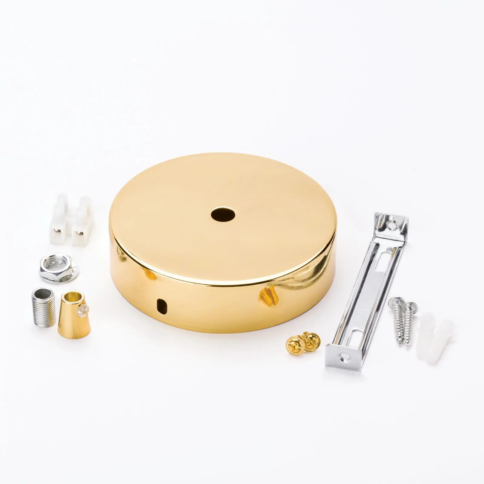 Rozeta sa steznom čaurom, Ø 100 mm, mesing - 2