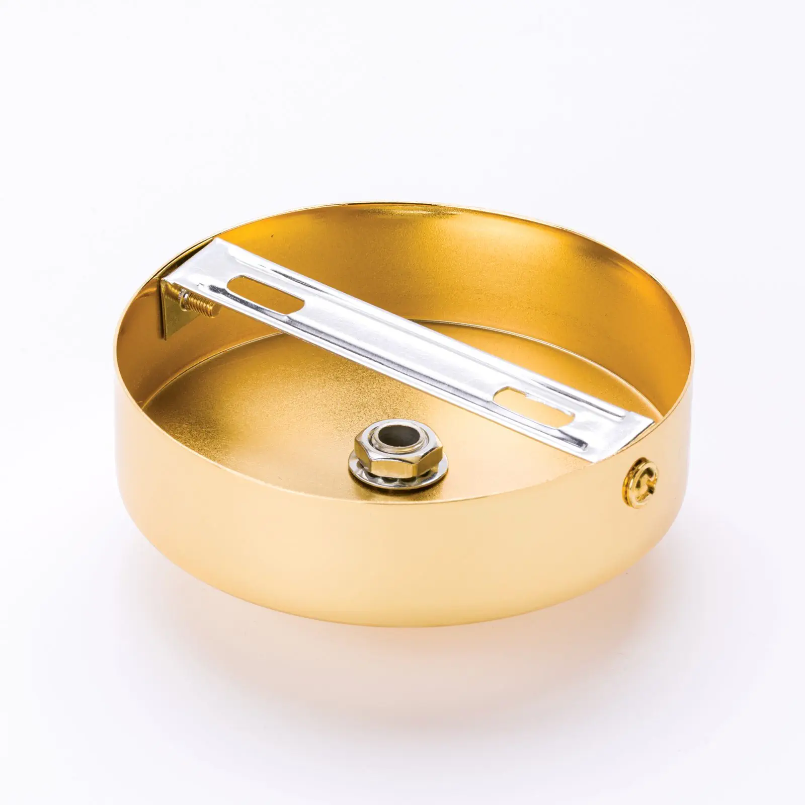 Rozeta sa steznom čaurom, Ø 100 mm, mesing - 5