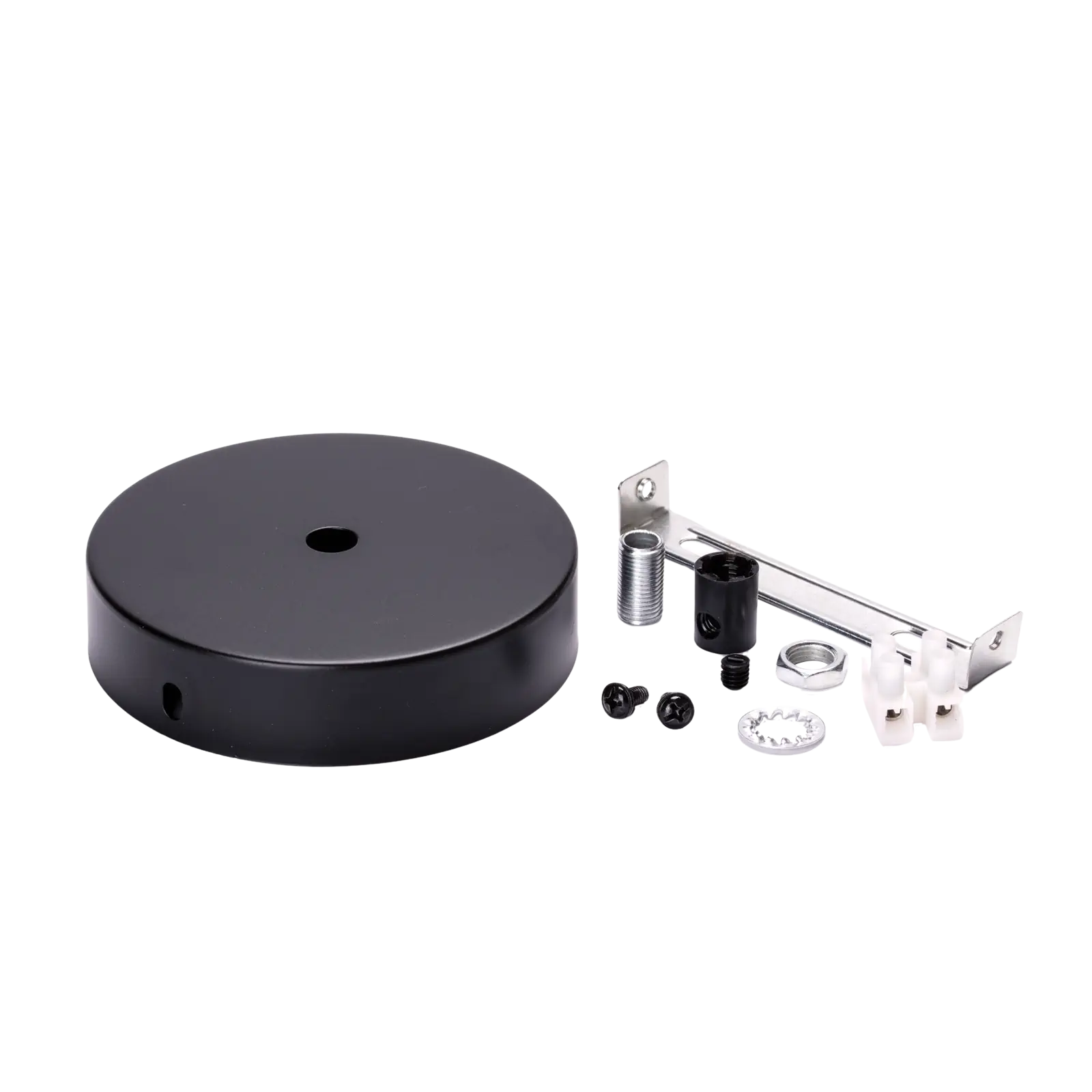 Rozeta sa steznom čaurom, Ø 100 mm, crna - 6