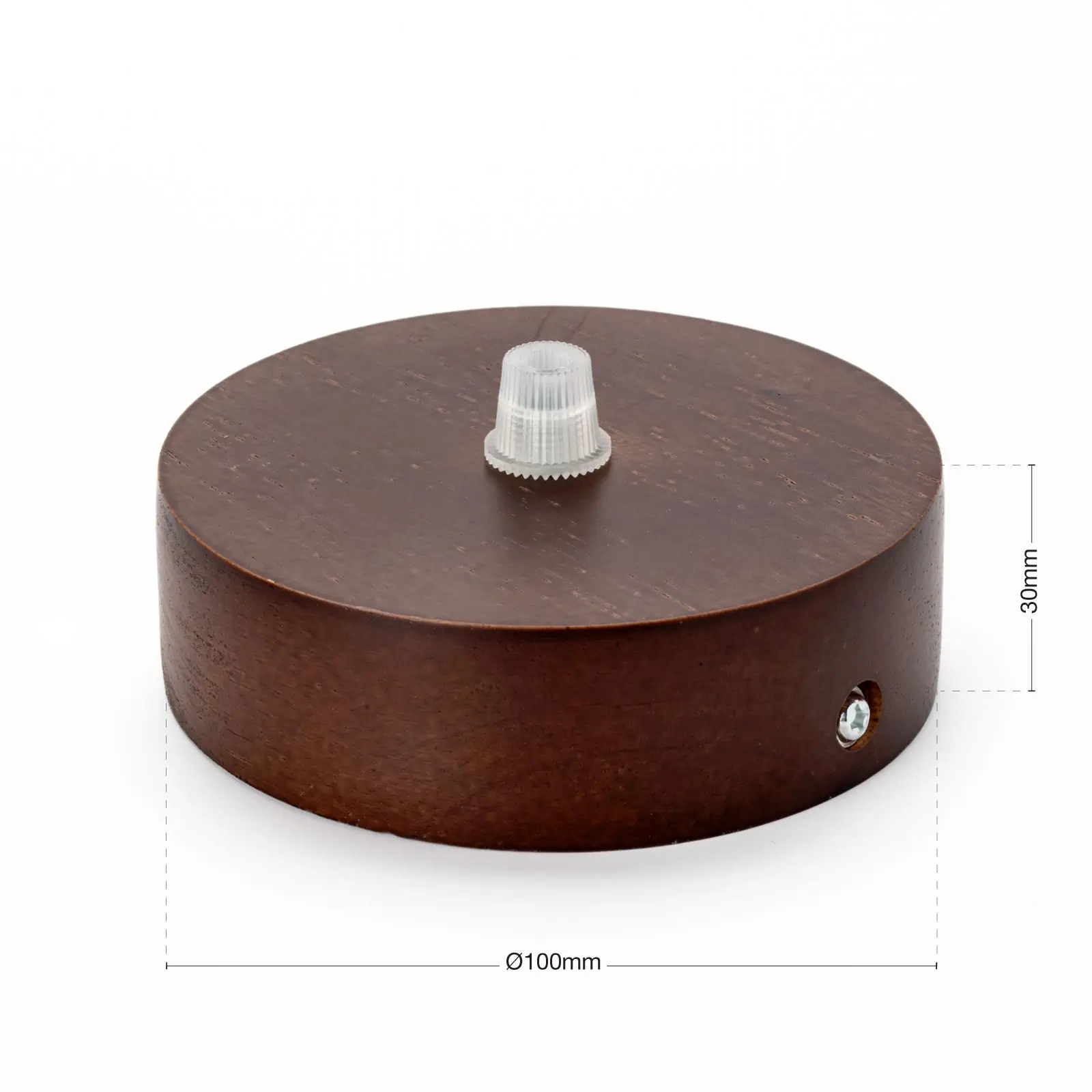 Rozeta, Ø 100 mm, tamno drvo - 4