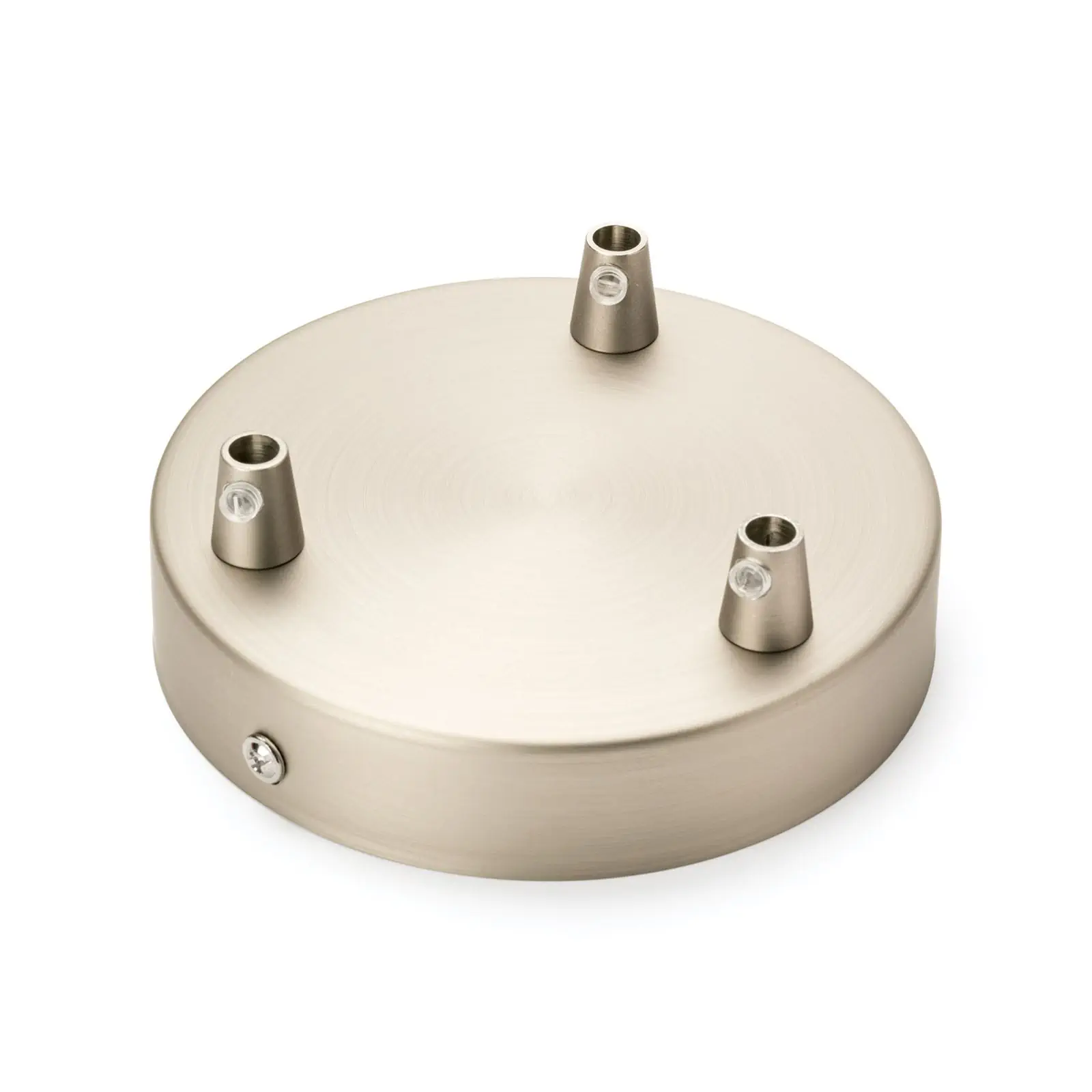 Rozeta za lampu sa steznom niplu, 120x25 mm, saten