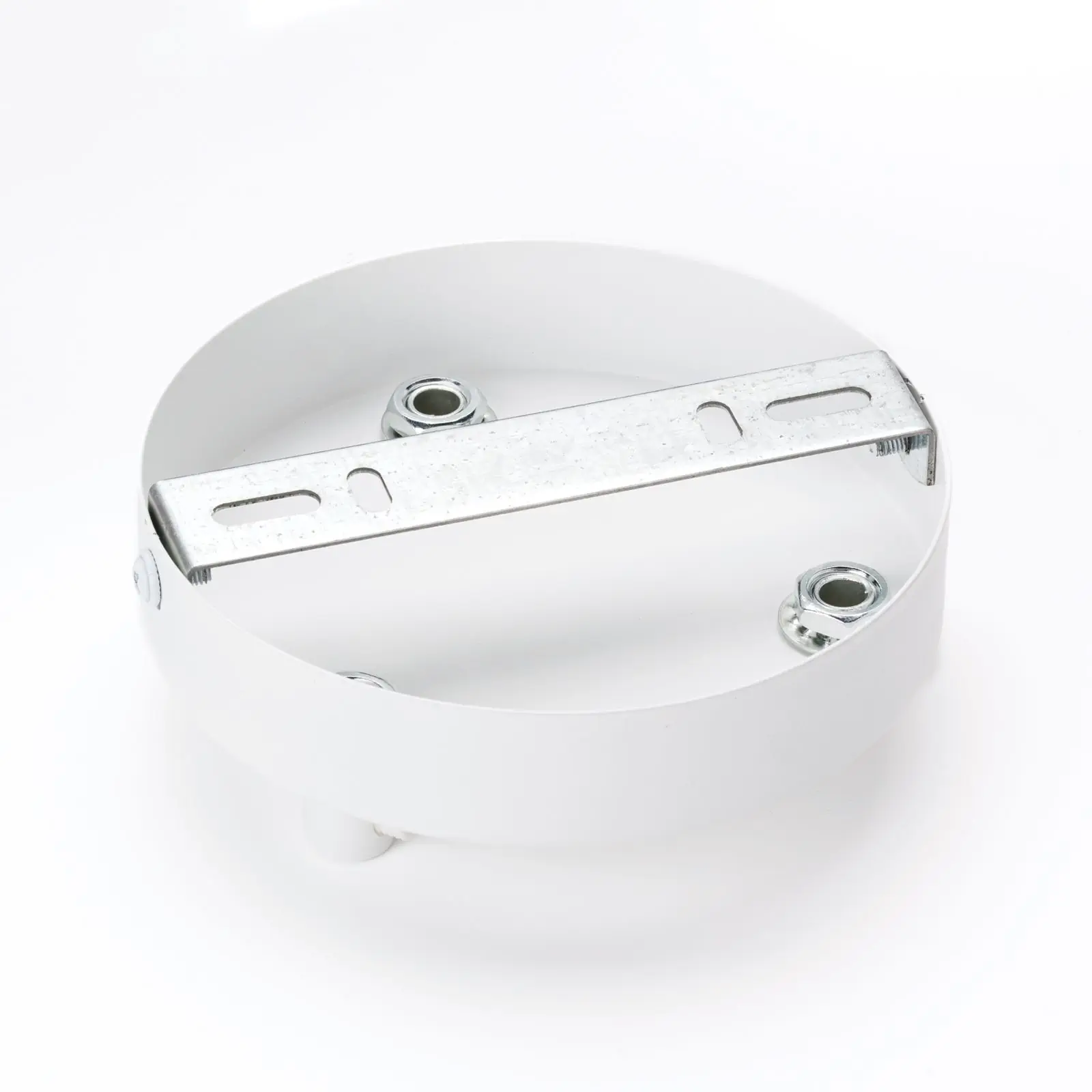 Rozeta za lampu sa steznom niplu, 120x25 mm, bela - 4