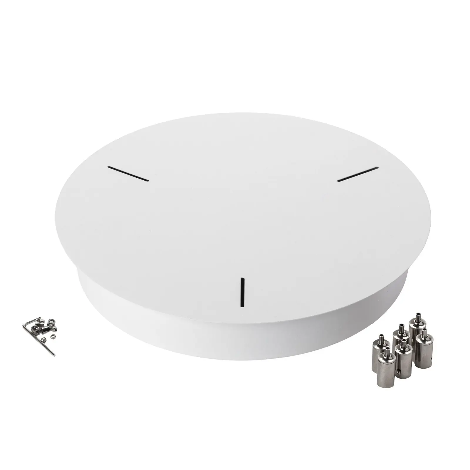 Rozeta, Ø 290 mm, 3 otvora, bela - 2