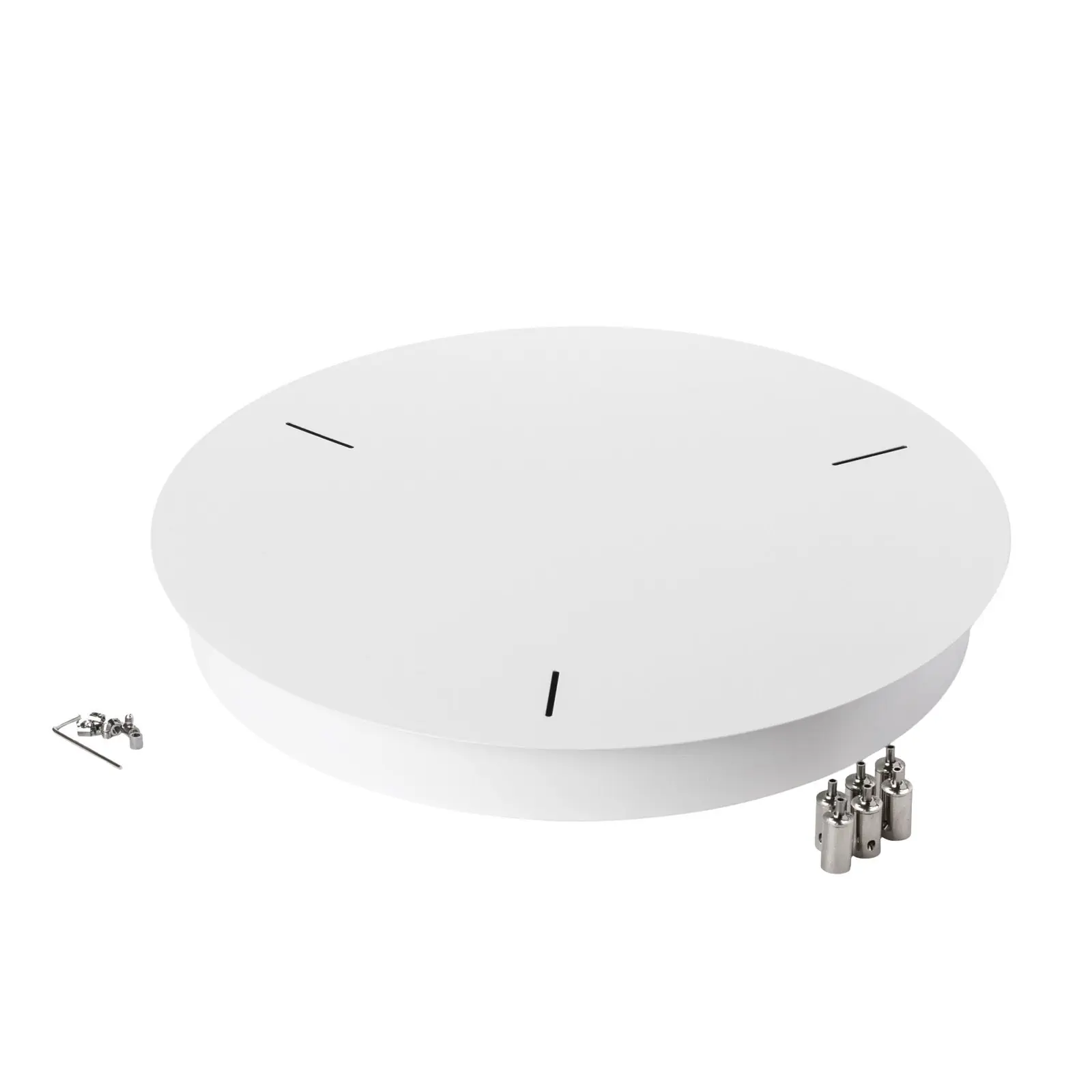 Rozeta, Ø 380 mm,  3 otvora, bela - 2